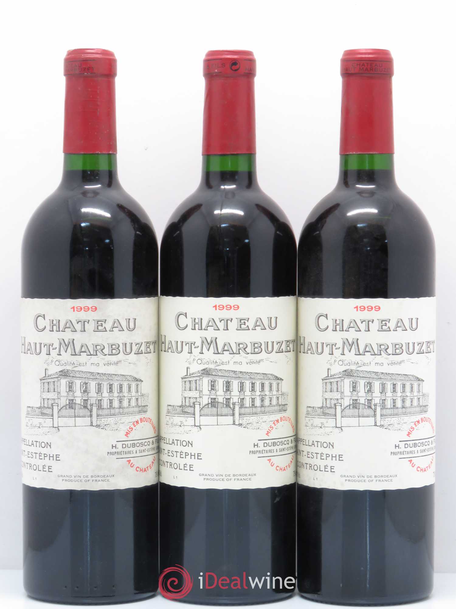 Château Haut Marbuzet 1999 - Lot de 12 bouteilles - 4