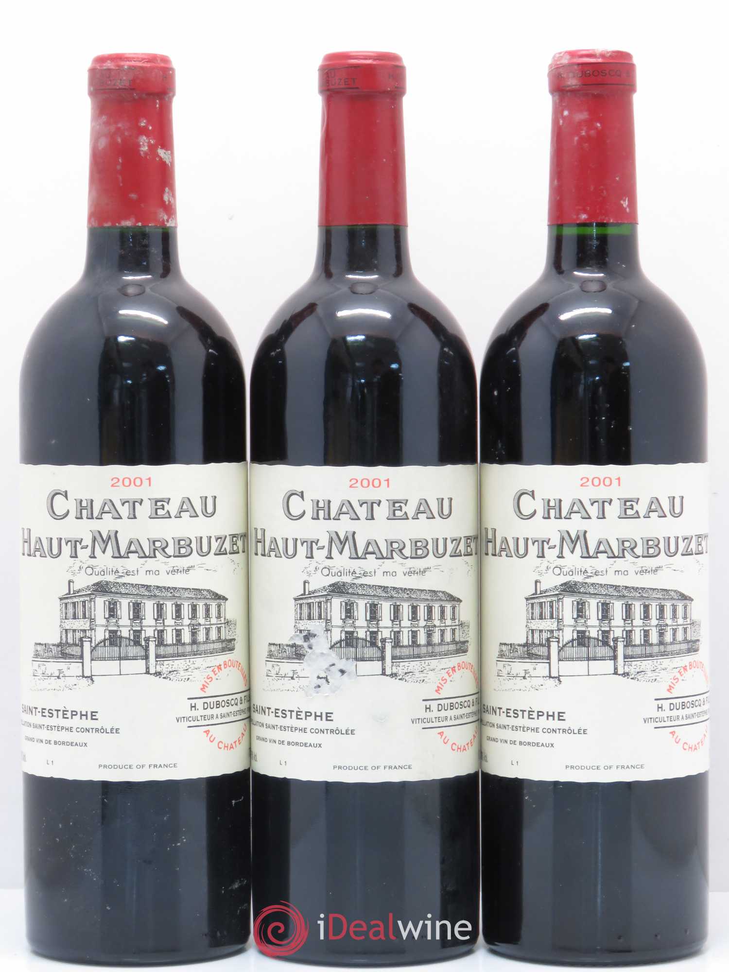 Château Haut Marbuzet 2001 - Lot de 6 bouteilles - 2