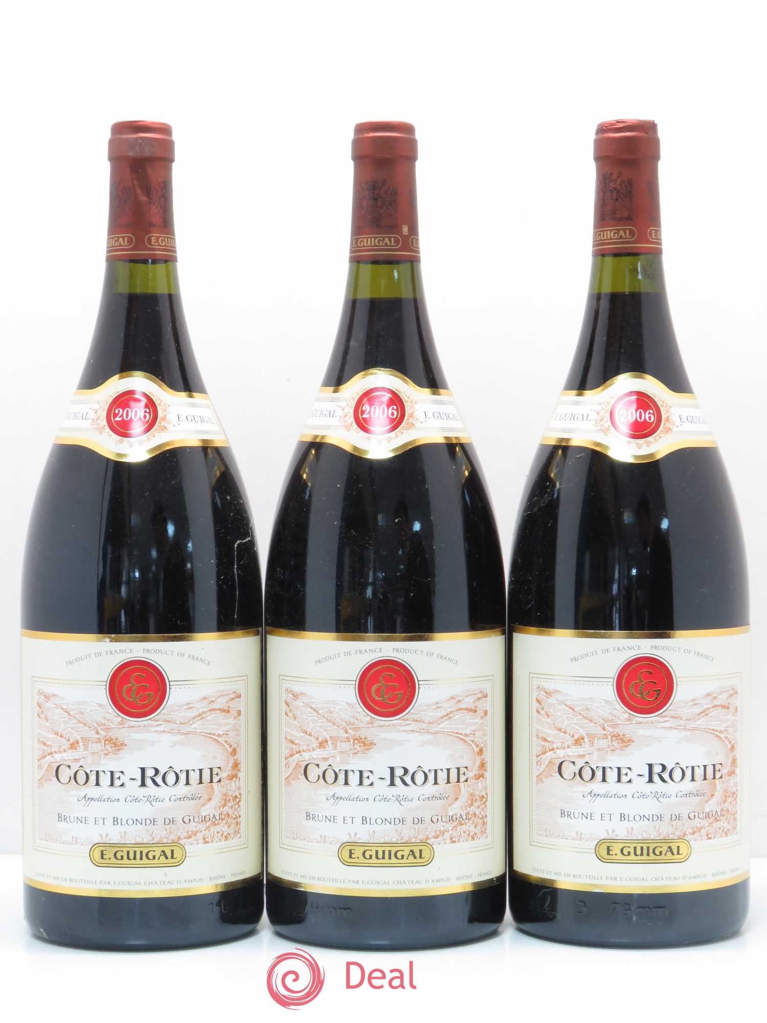 Côte-Rôtie Côtes Brune et Blonde Guigal 2006 - Lot de 3 magnums - 0