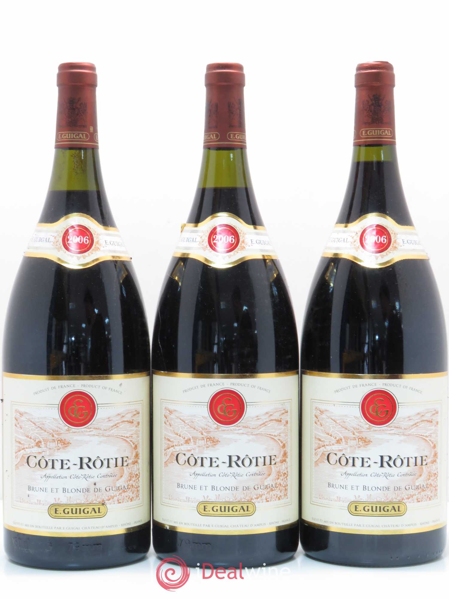 Côte-Rôtie Côtes Brune et Blonde Guigal 2006 - Lot de 3 magnums - 0