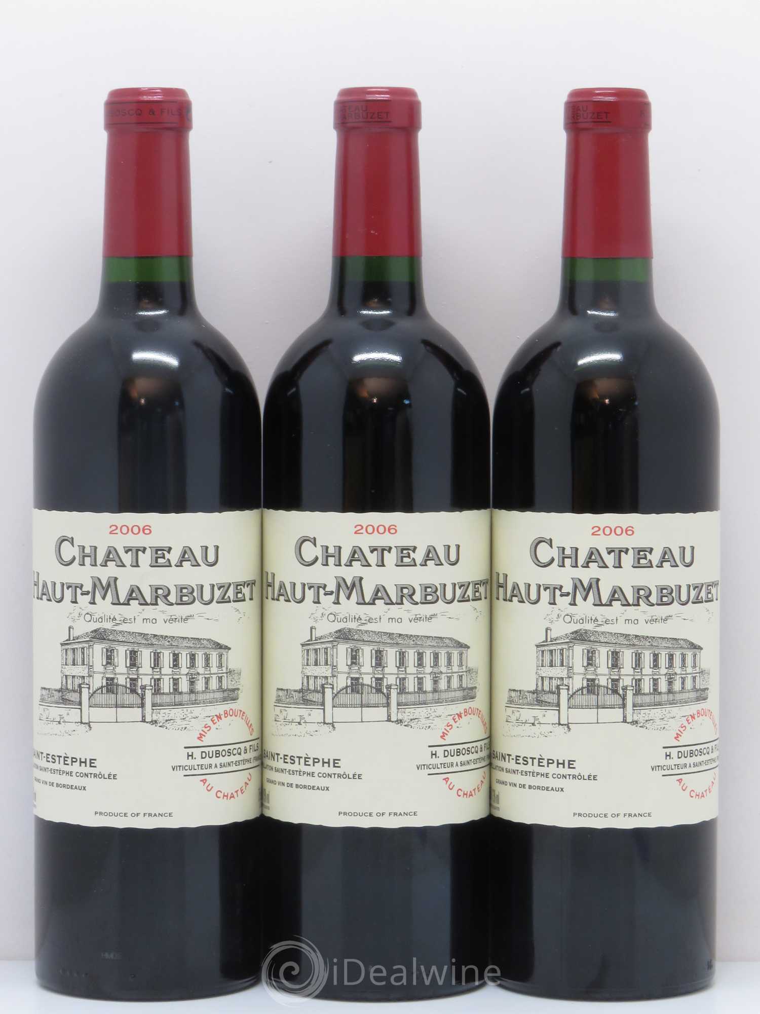 Château Haut Marbuzet 2006 - Lot de 12 bouteilles - 1