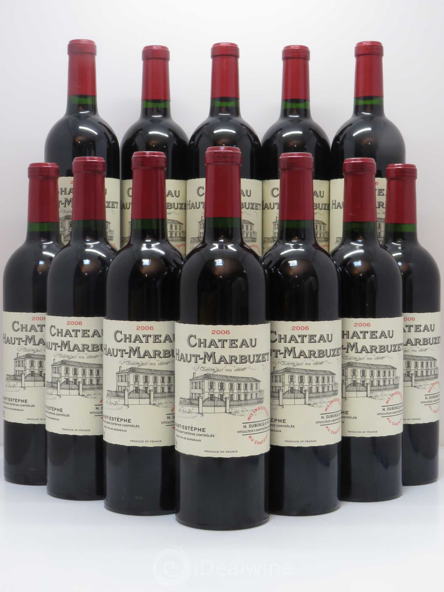 Château Haut Marbuzet 2006 - Lot de 12 bouteilles - 0
