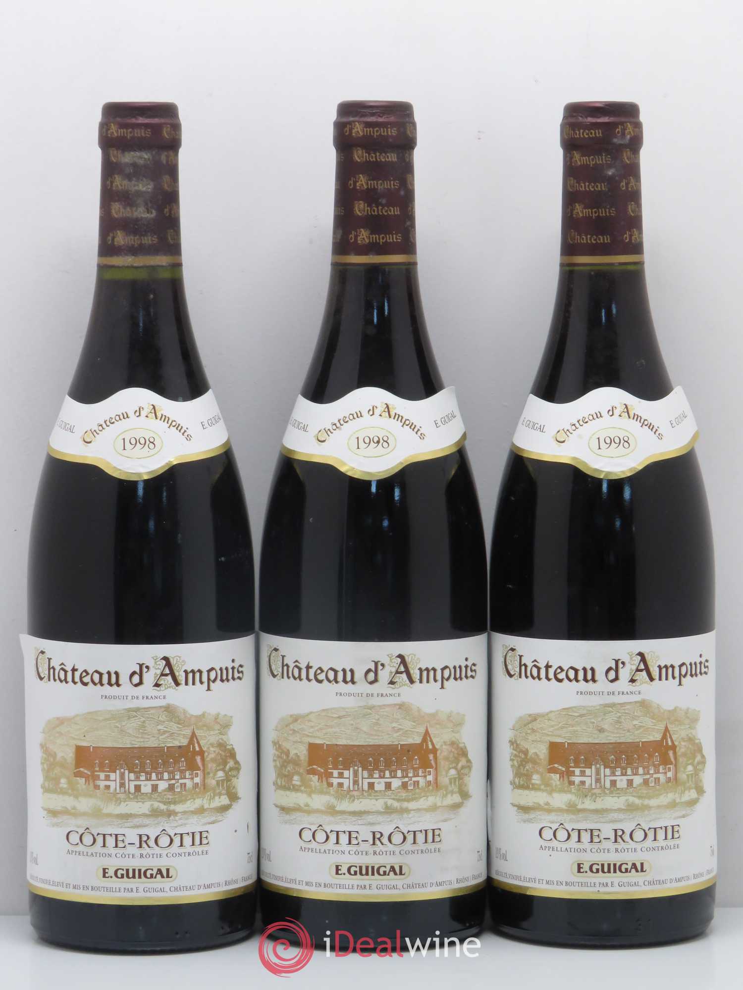 Côte-Rôtie Château d'Ampuis Guigal 1998 - Lot de 6 bouteilles - 1