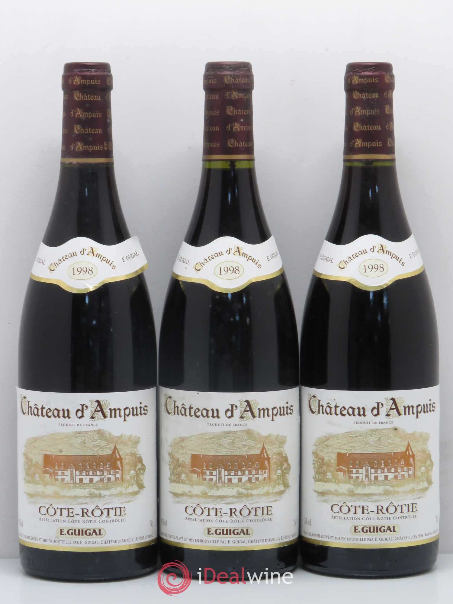 Côte-Rôtie Château d'Ampuis Guigal 1998 - Lot de 6 bouteilles - 2