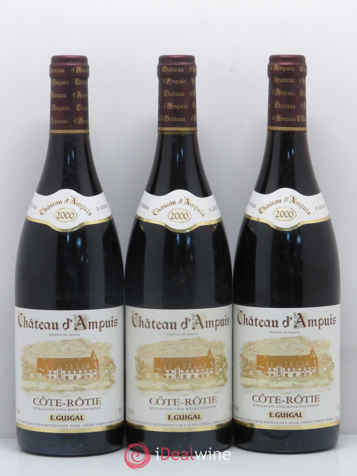 Côte-Rôtie Château d'Ampuis Guigal 2000 - Lot de 12 bouteilles - 1