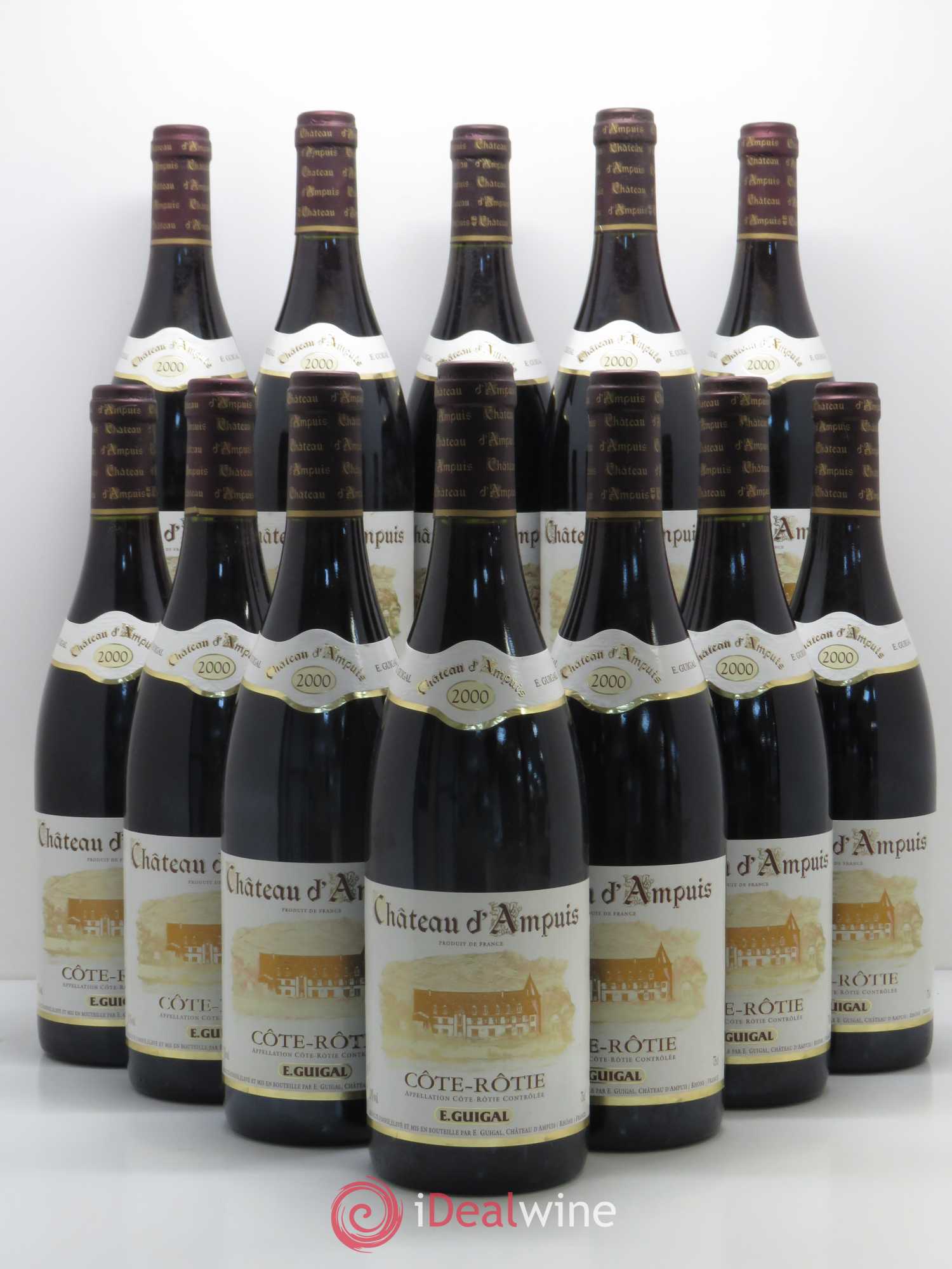 Côte-Rôtie Château d'Ampuis Guigal 2000 - Lot de 12 bouteilles - 0