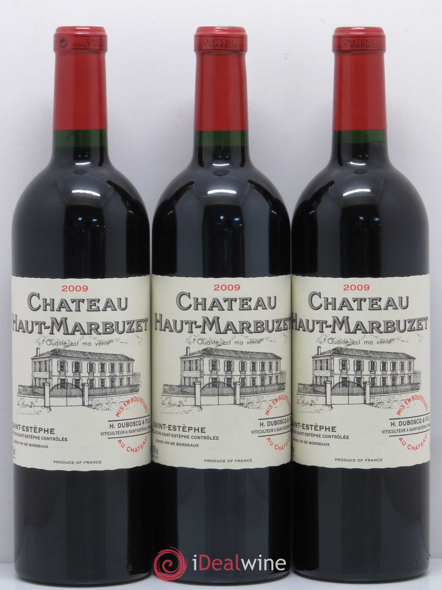 Château Haut Marbuzet 2009 - Lot de 12 bouteilles - 1