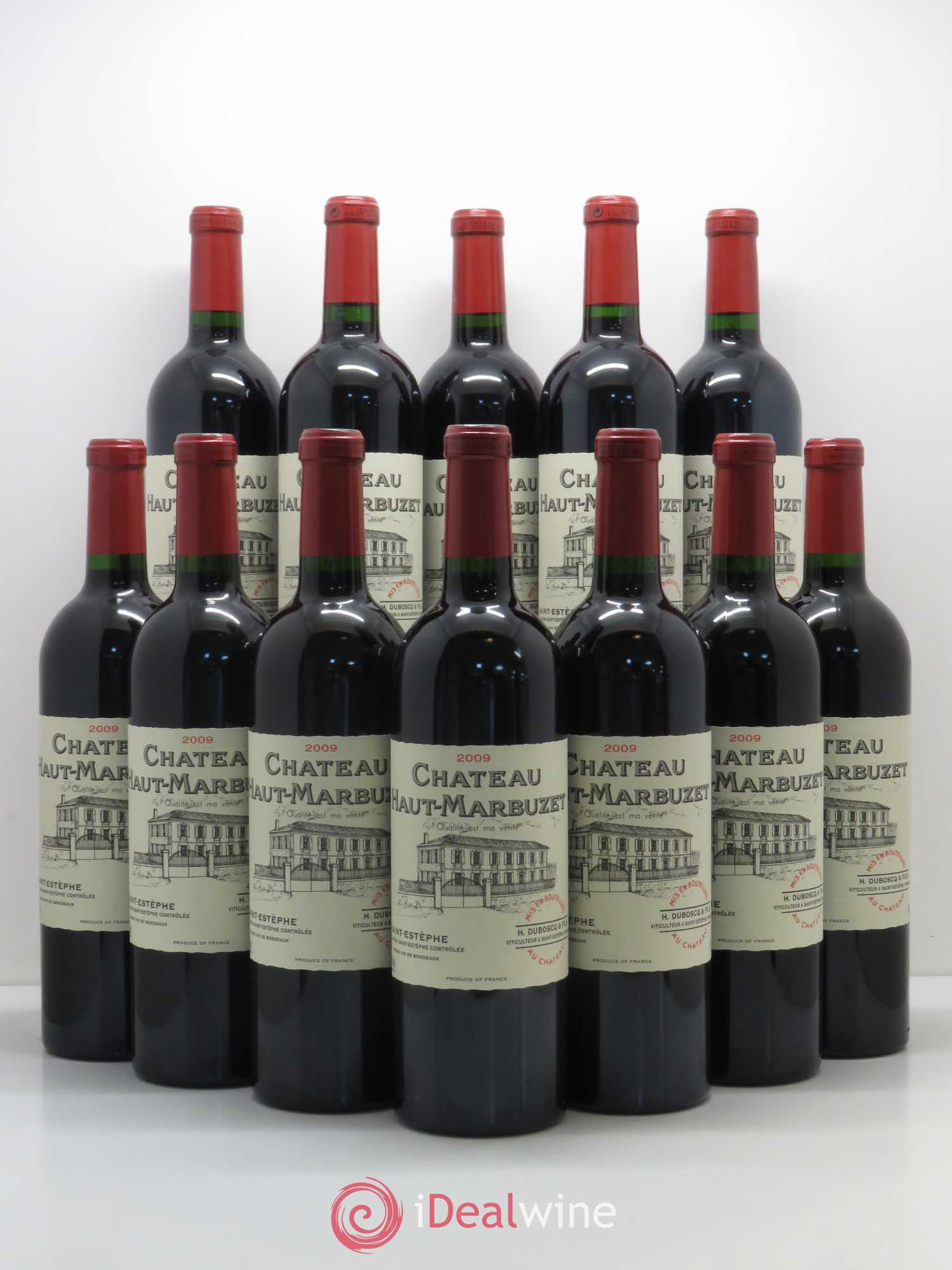 Château Haut Marbuzet 2009 - Lot de 12 bouteilles - 0