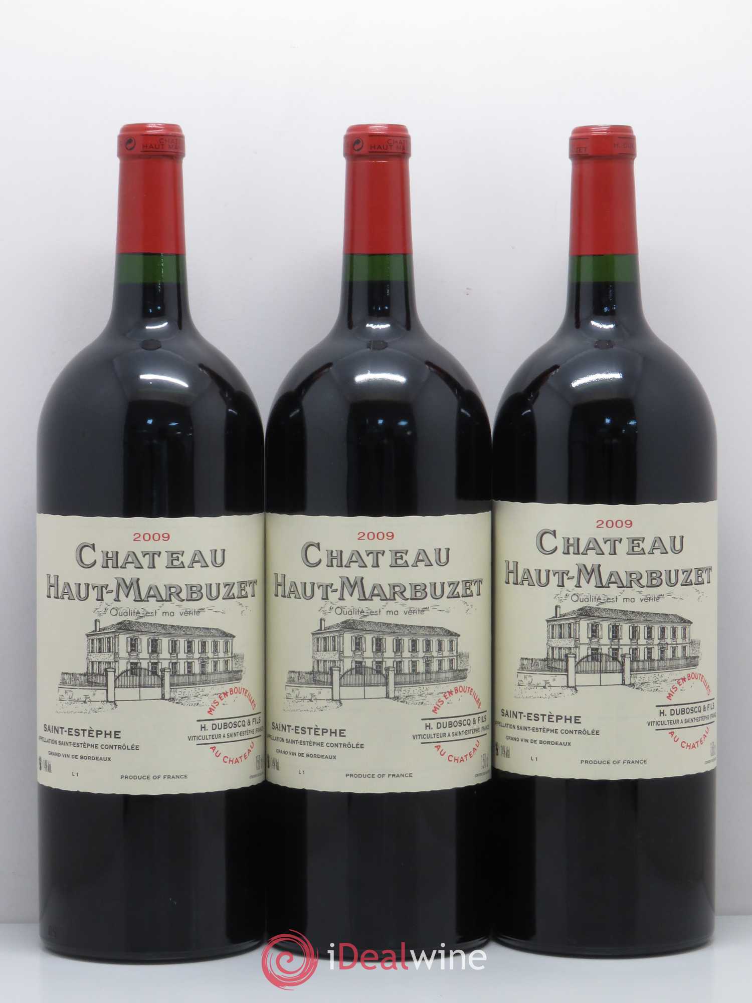 Château Haut Marbuzet 2009 - Lot de 6 magnums - 2