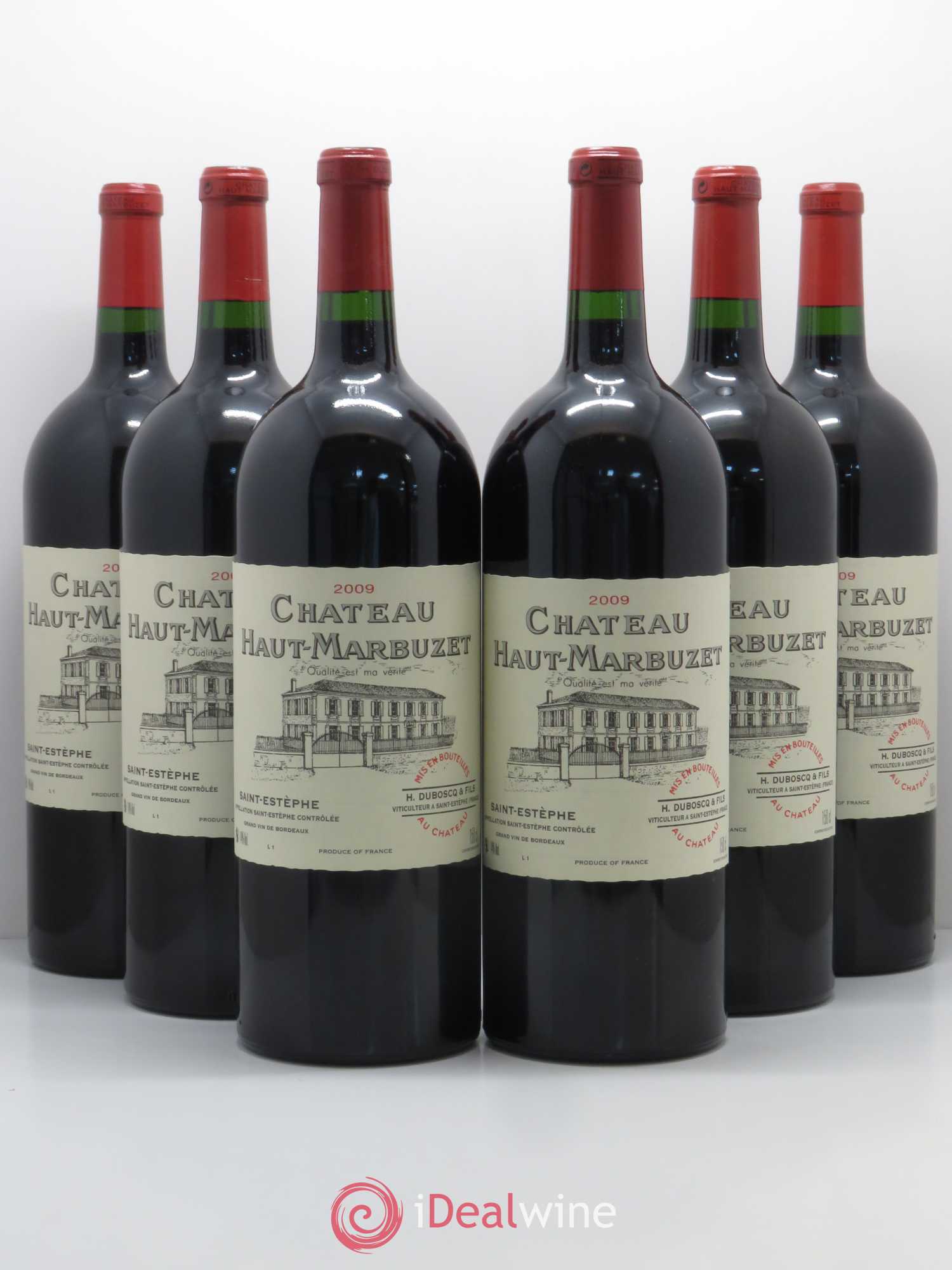 Château Haut Marbuzet 2009 - Lot de 6 magnums - 0