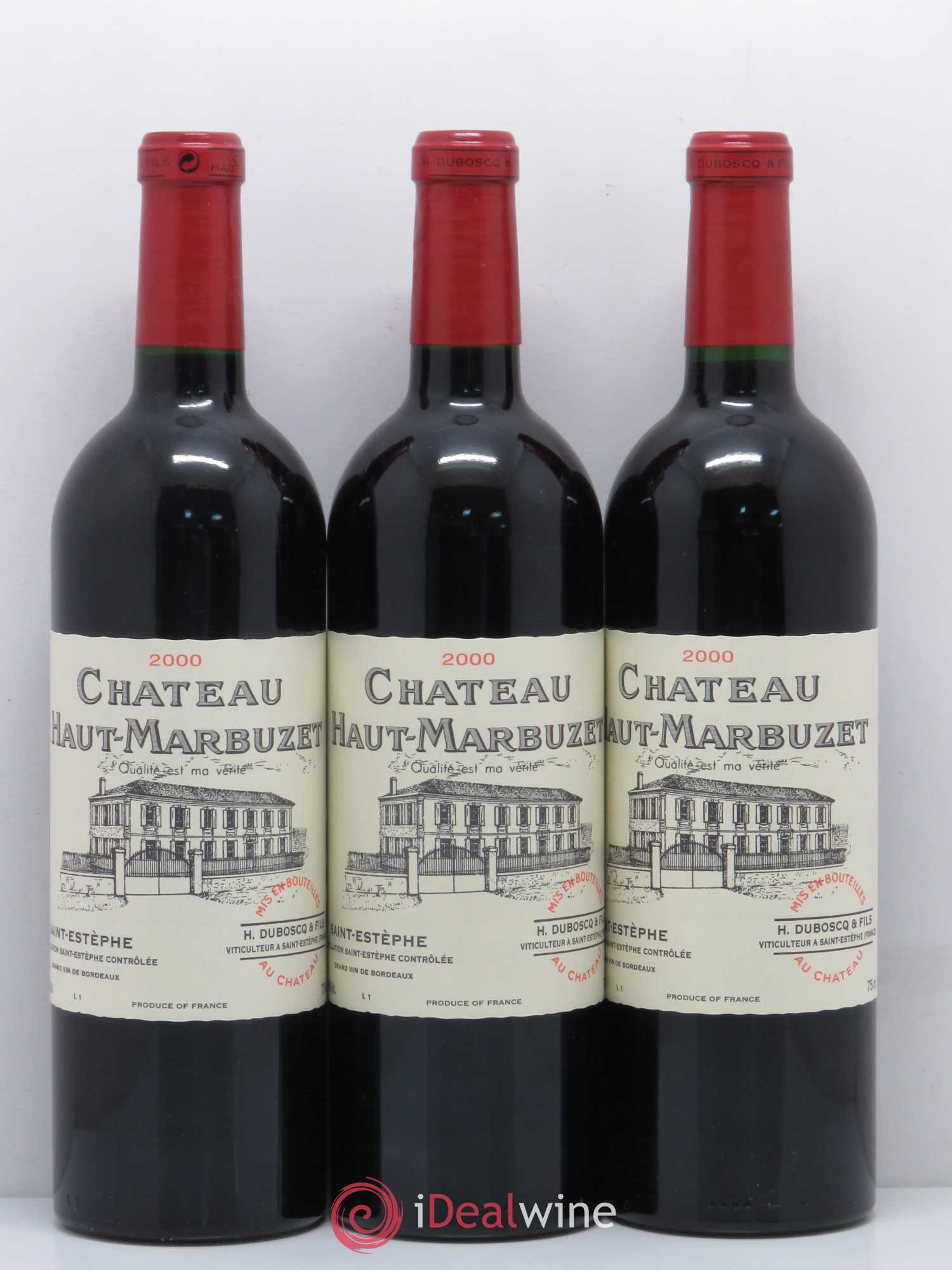 Château Haut Marbuzet 2000 - Lot de 12 bouteilles - 3
