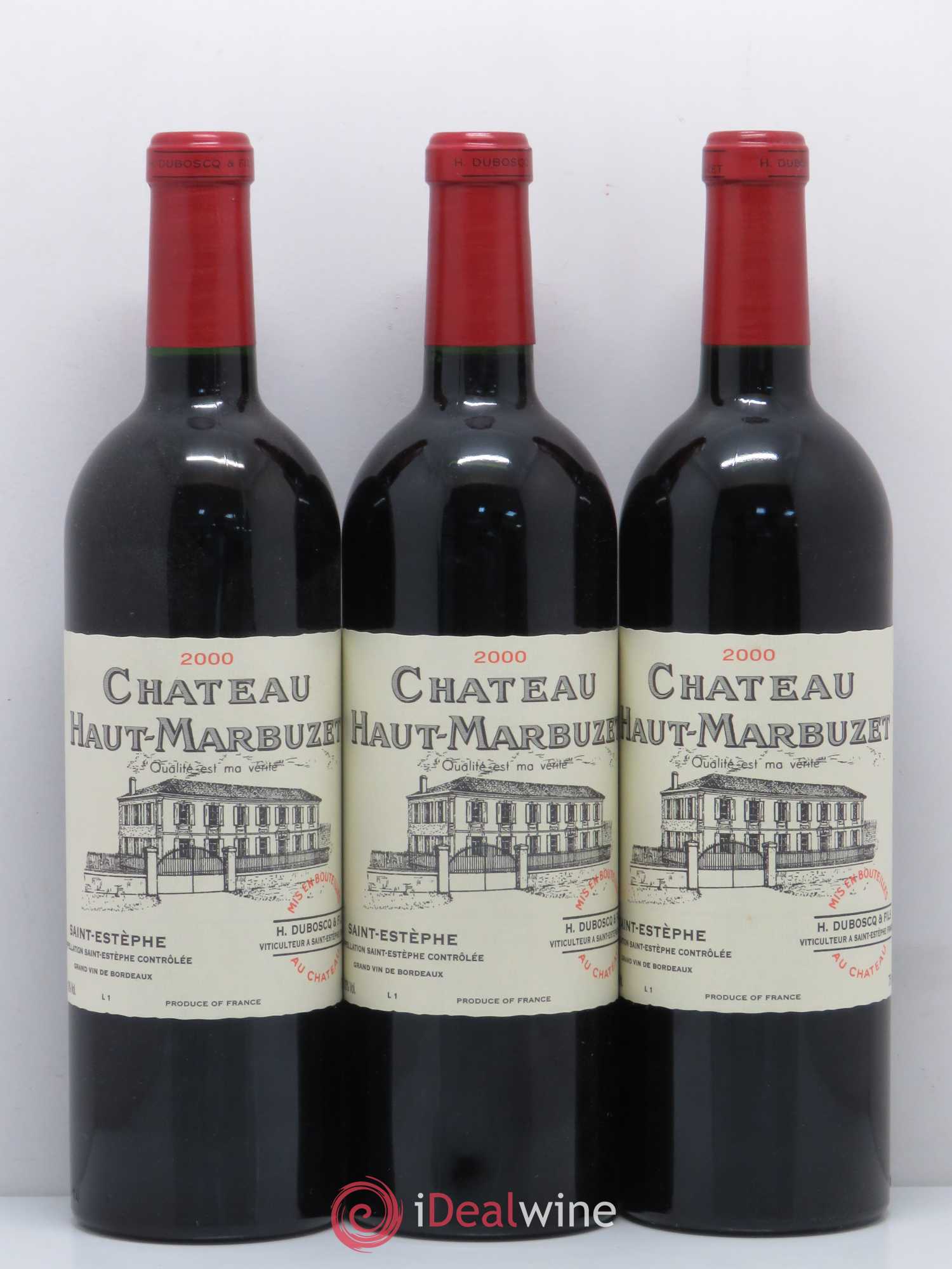 Château Haut Marbuzet 2000 - Lot de 12 bouteilles - 4