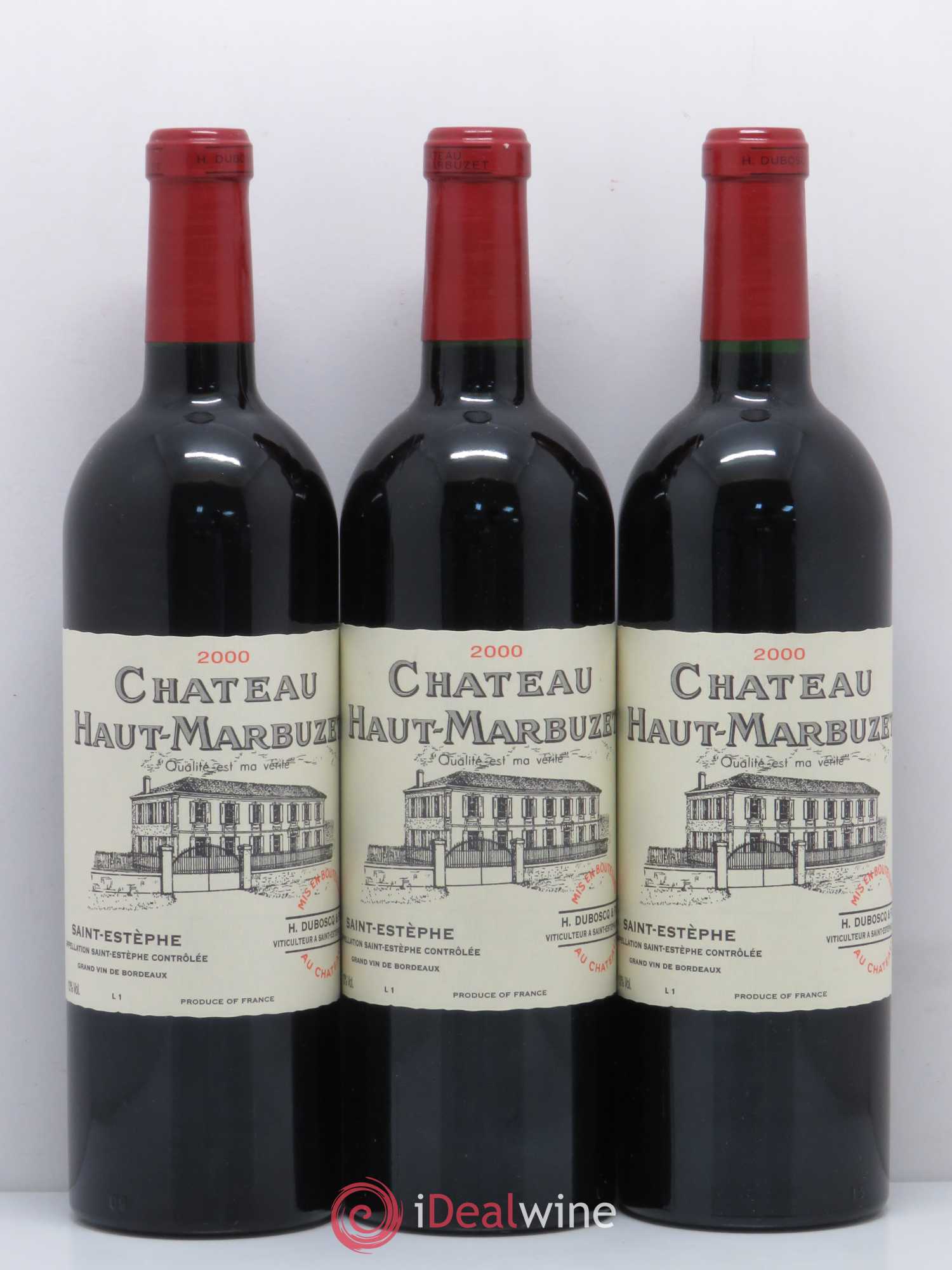 Château Haut Marbuzet 2000 - Lot de 12 bouteilles - 4