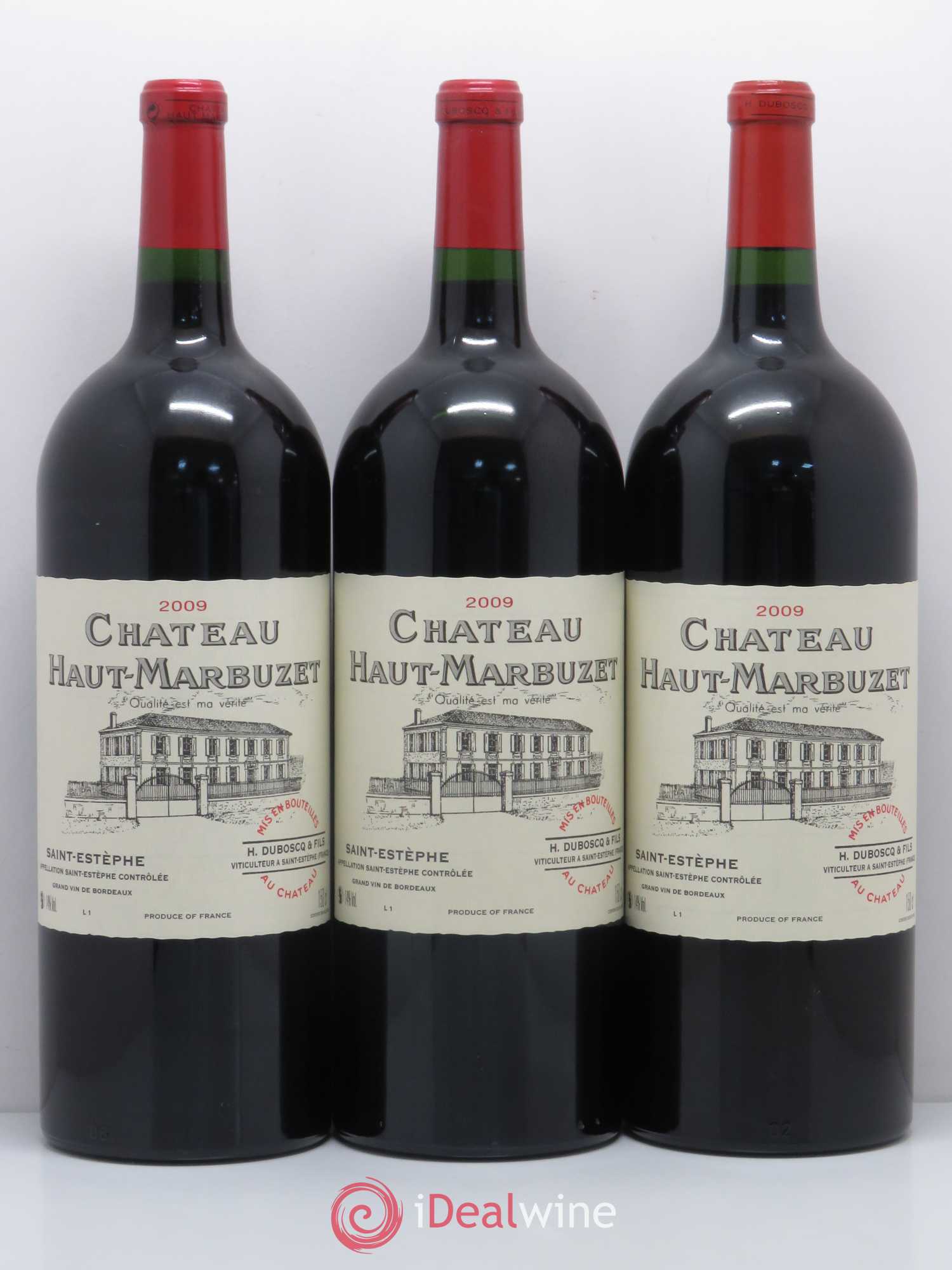 Château Haut Marbuzet 2009 - Lot de 6 magnums - 2