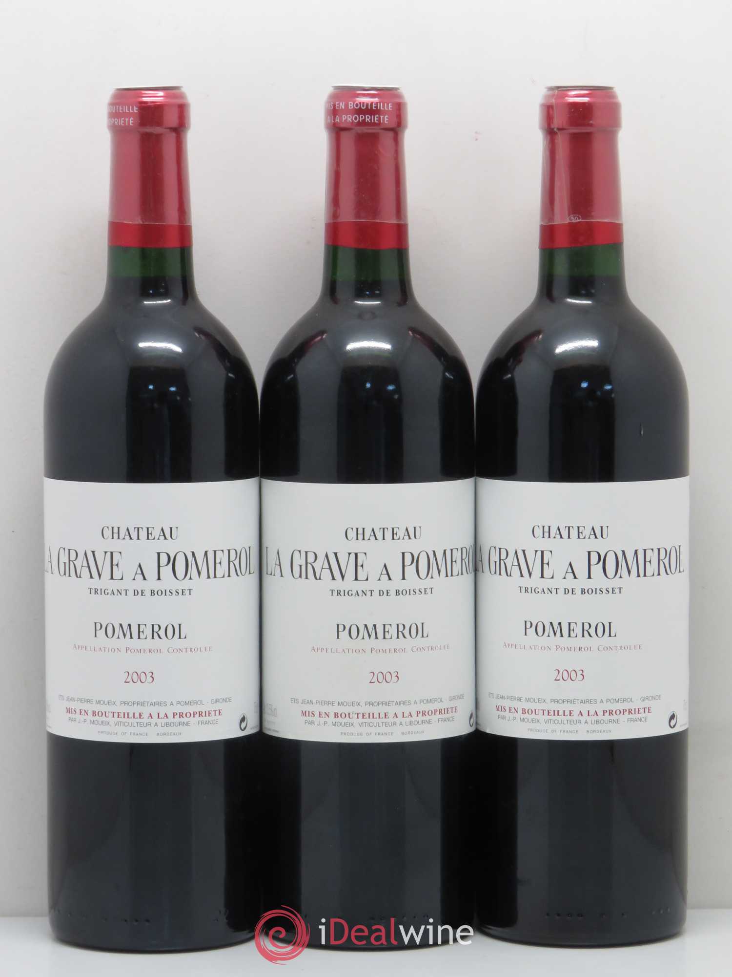 Château La Grave à Pomerol (Trigant de Boisset) 2003 - Lotto di 12 bottiglie - 1