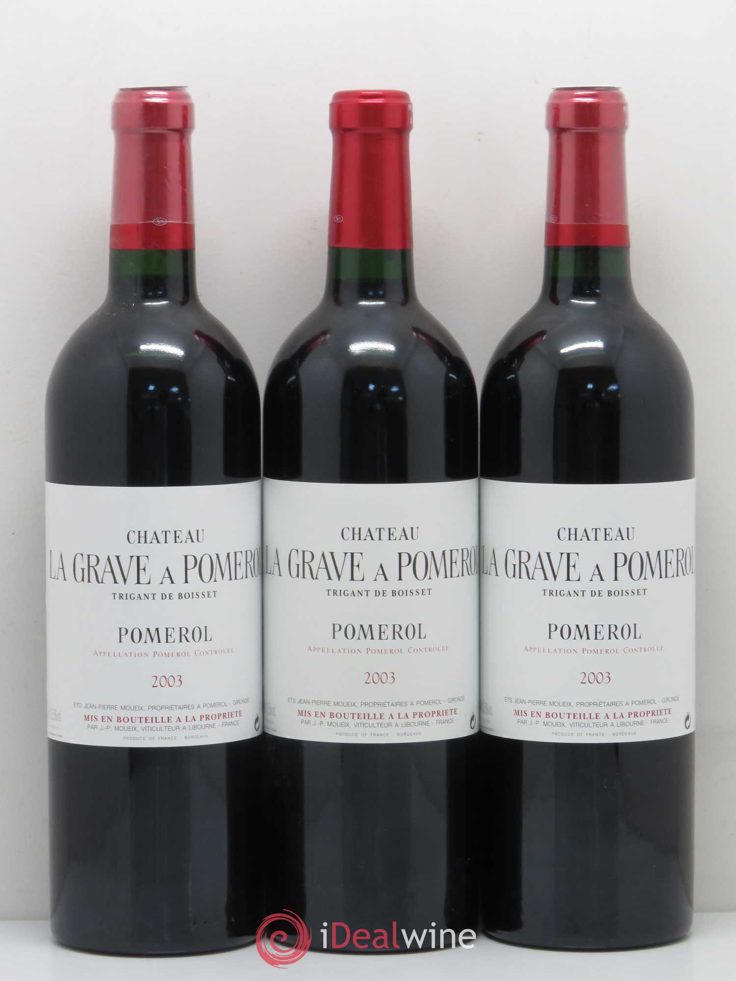 Château La Grave à Pomerol (Trigant de Boisset) 2003 - Lotto di 12 bottiglie - 3
