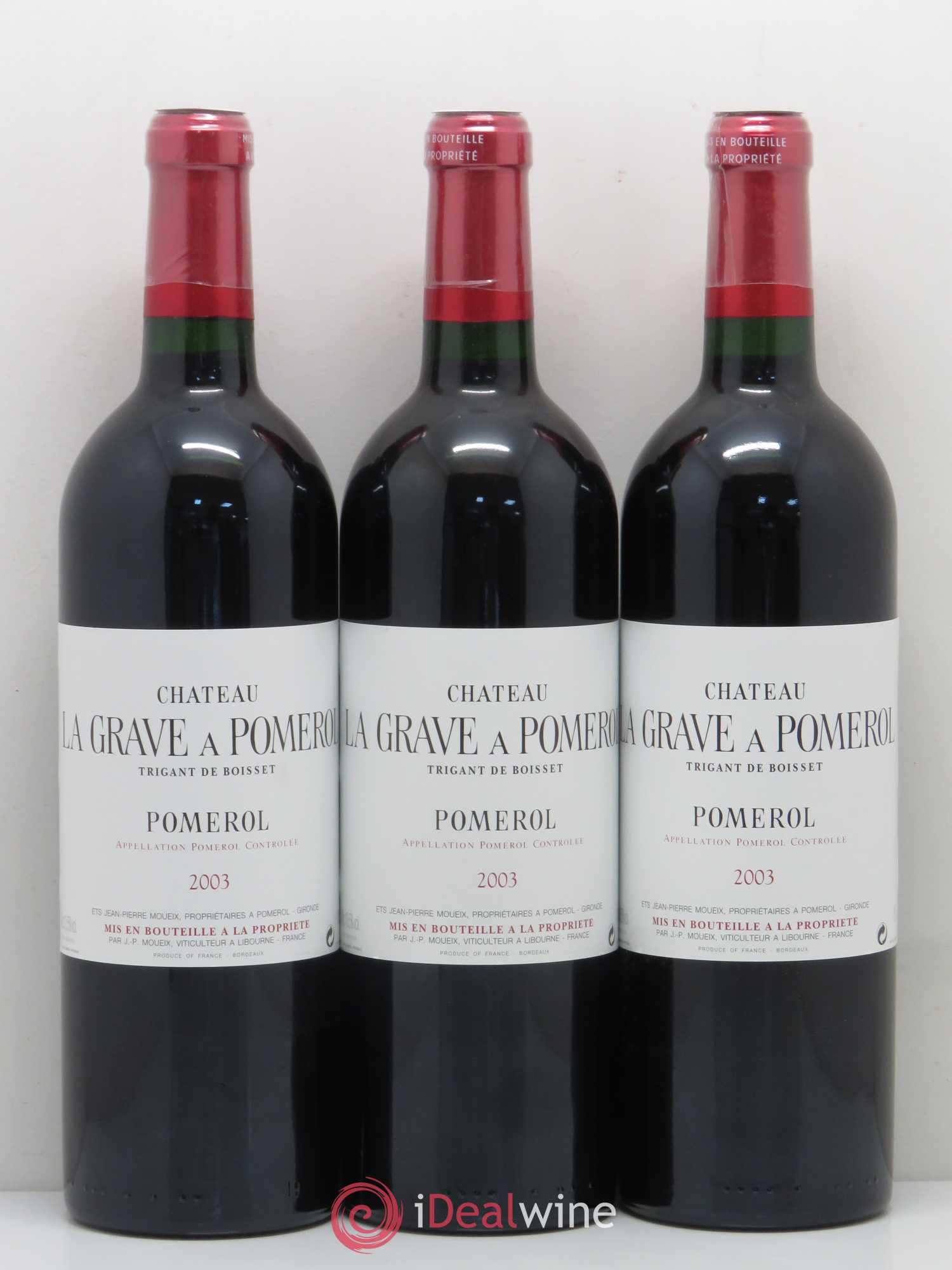 Château La Grave à Pomerol (Trigant de Boisset) 2003 - Lotto di 12 bottiglie - 4