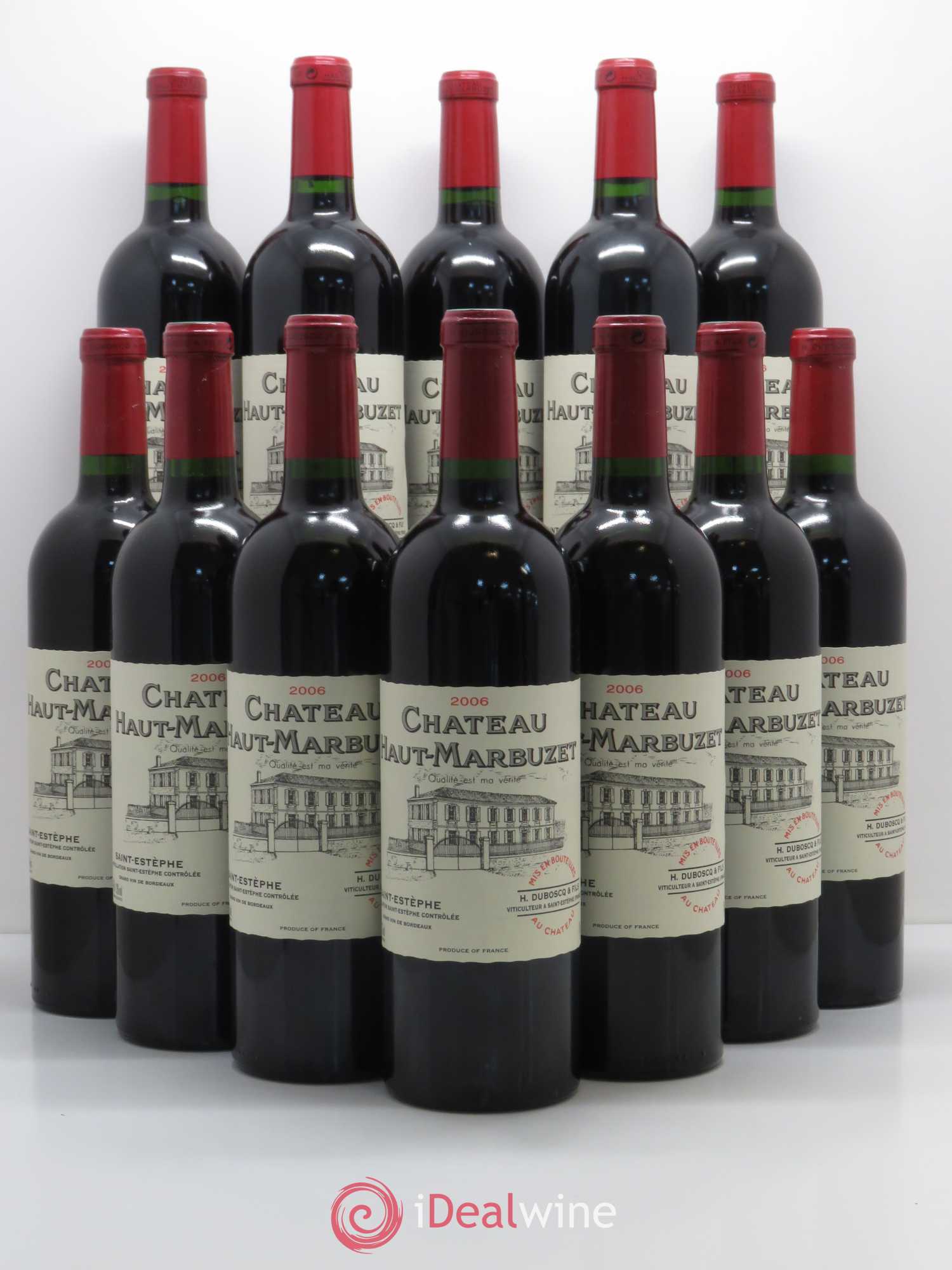 Château Haut Marbuzet 2006 - Lot de 12 bouteilles - 0