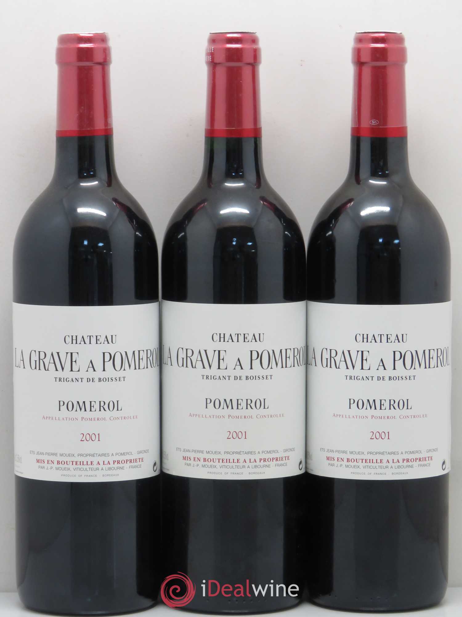 Château La Grave à Pomerol (Trigant de Boisset) 2001 - Lot de 12 bouteilles - 3