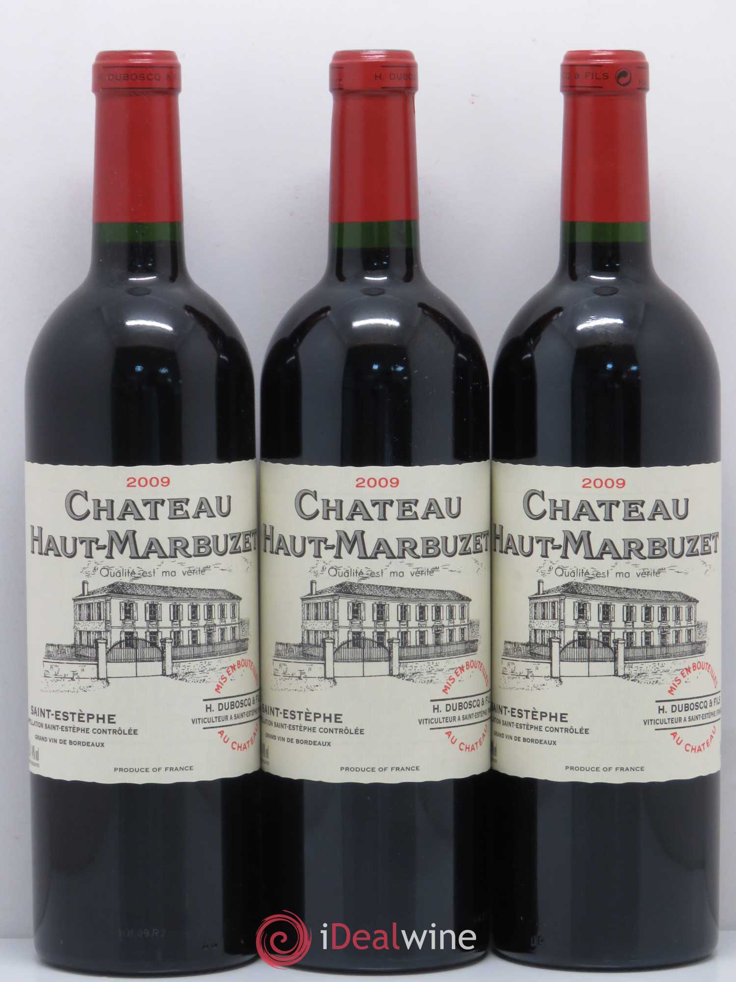 Château Haut Marbuzet 2009 - Lot de 12 bouteilles - 1