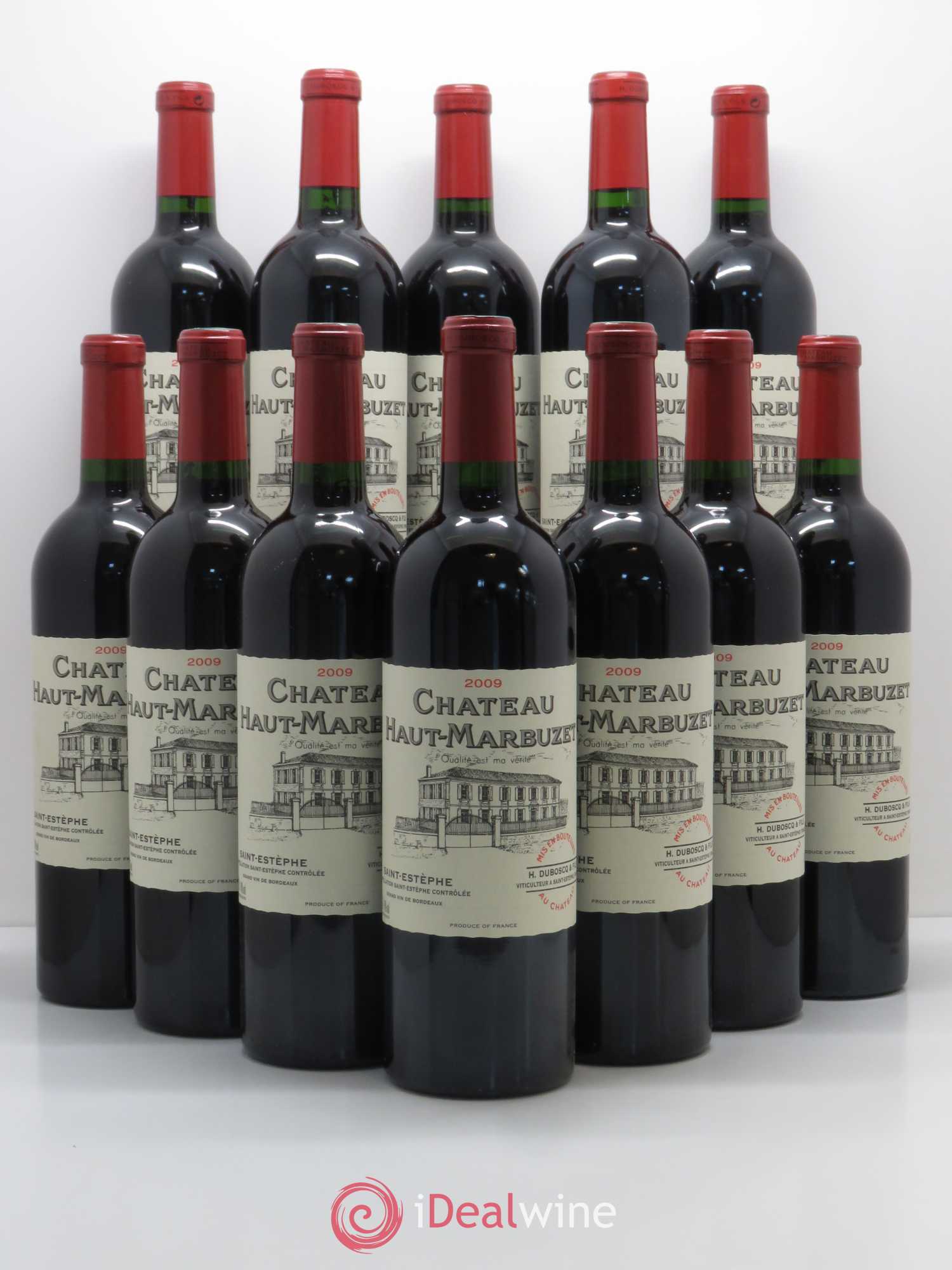 Château Haut Marbuzet 2009 - Lot de 12 bouteilles - 0