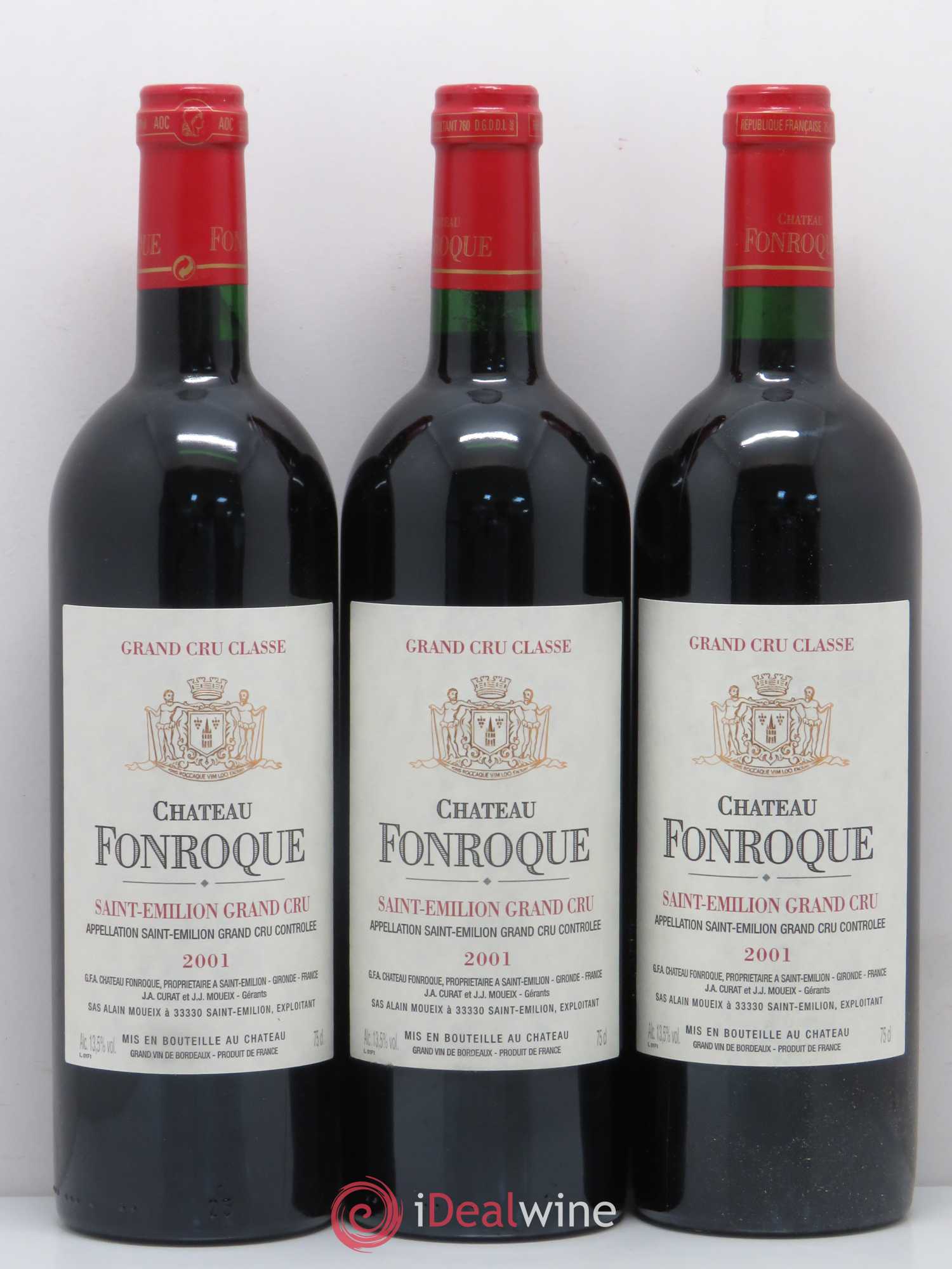 Château Fonroque Grand Cru Classé 2001 - Lot de 12 bouteilles - 4