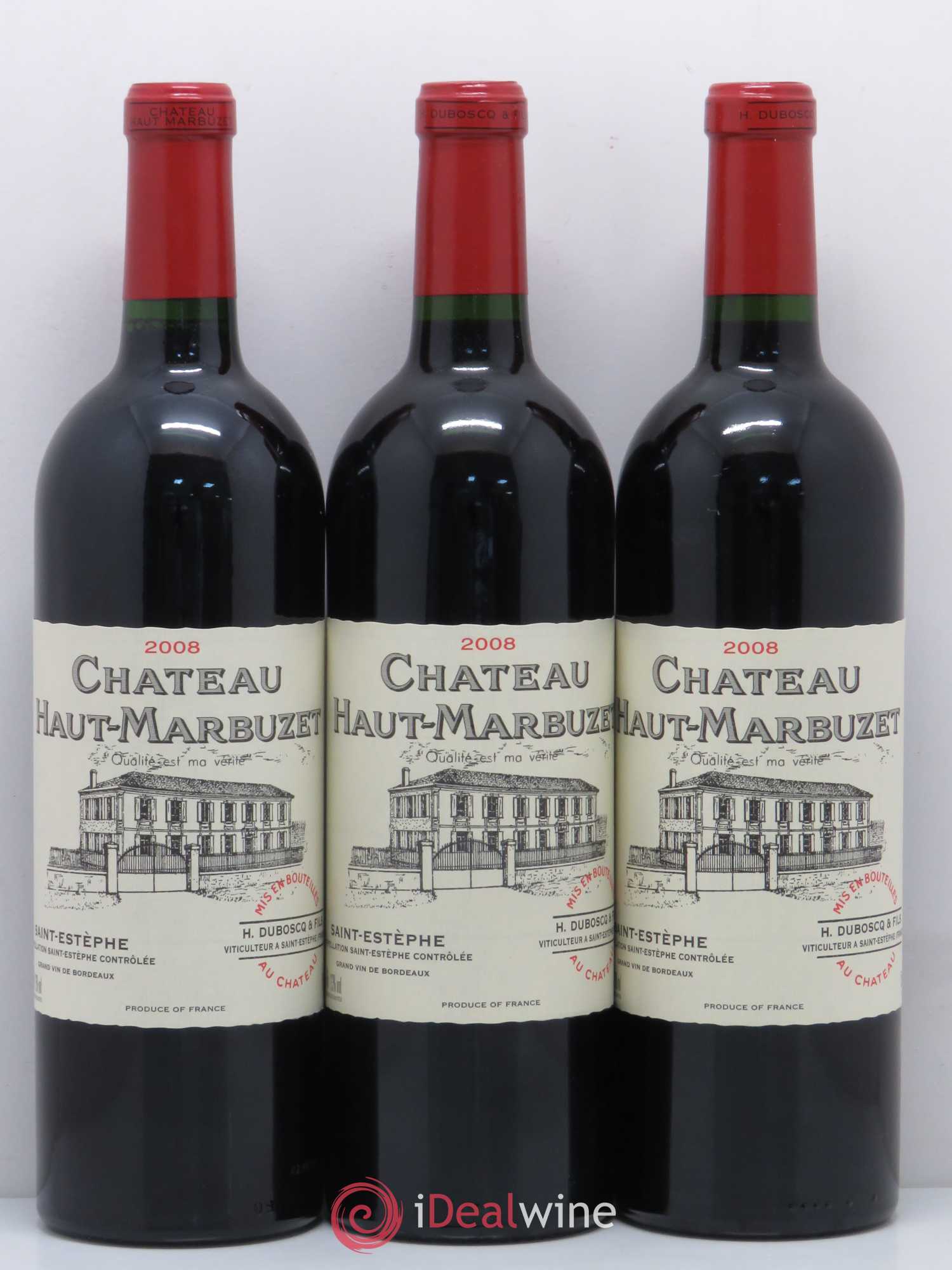Château Haut Marbuzet 2008 - Lot de 12 bouteilles - 2