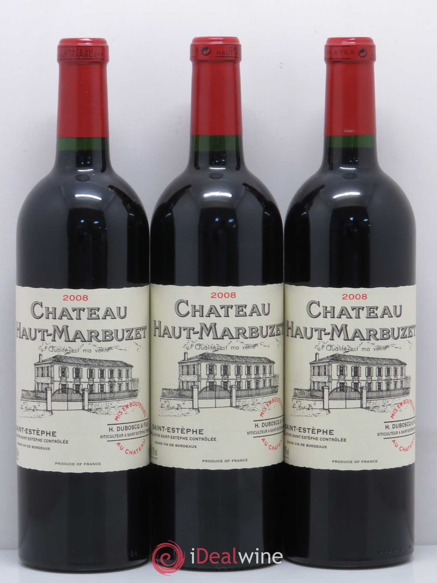 Château Haut Marbuzet 2008 - Lot de 12 bouteilles - 3