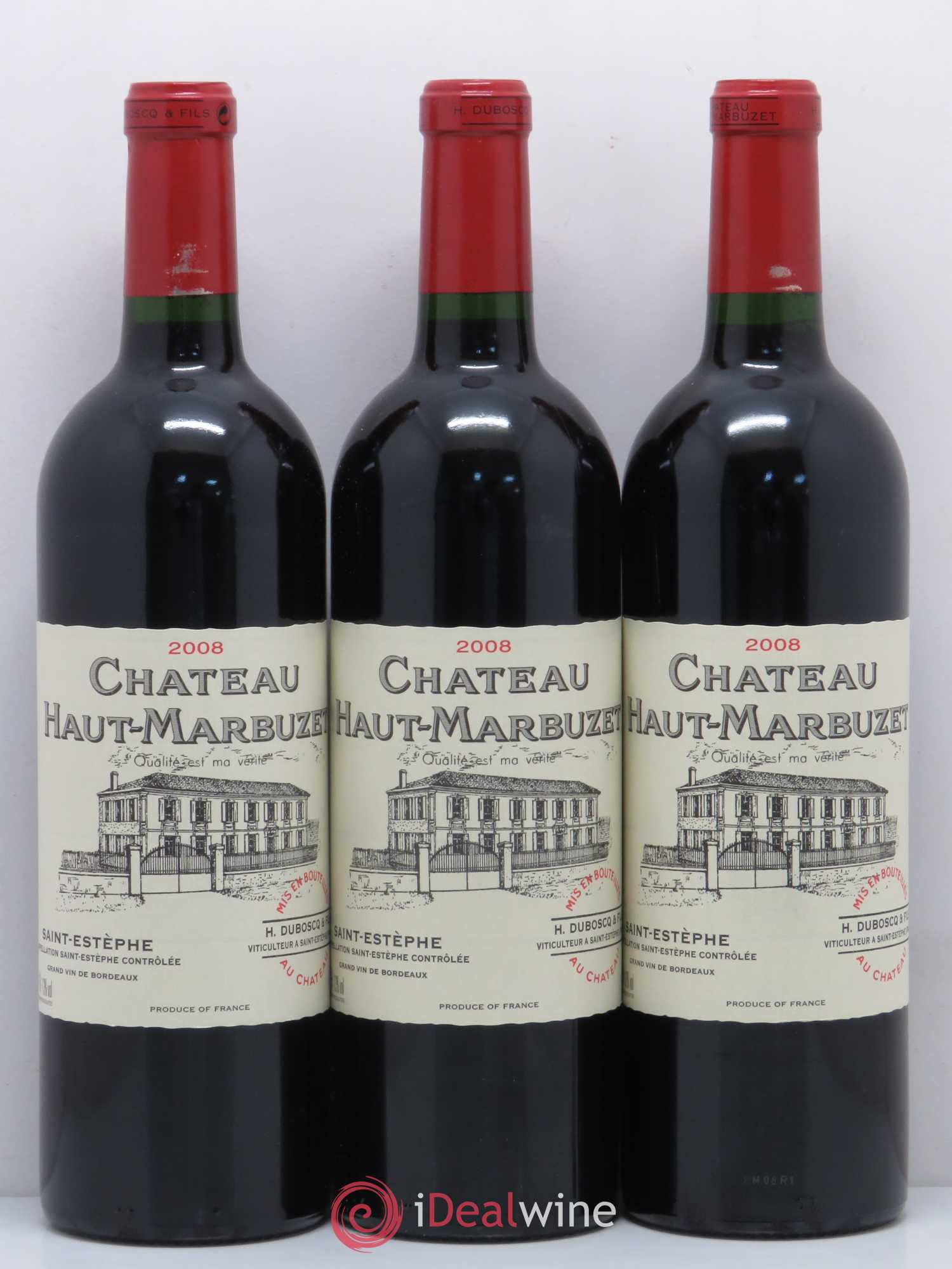 Château Haut Marbuzet 2008 - Lot de 12 bouteilles - 4