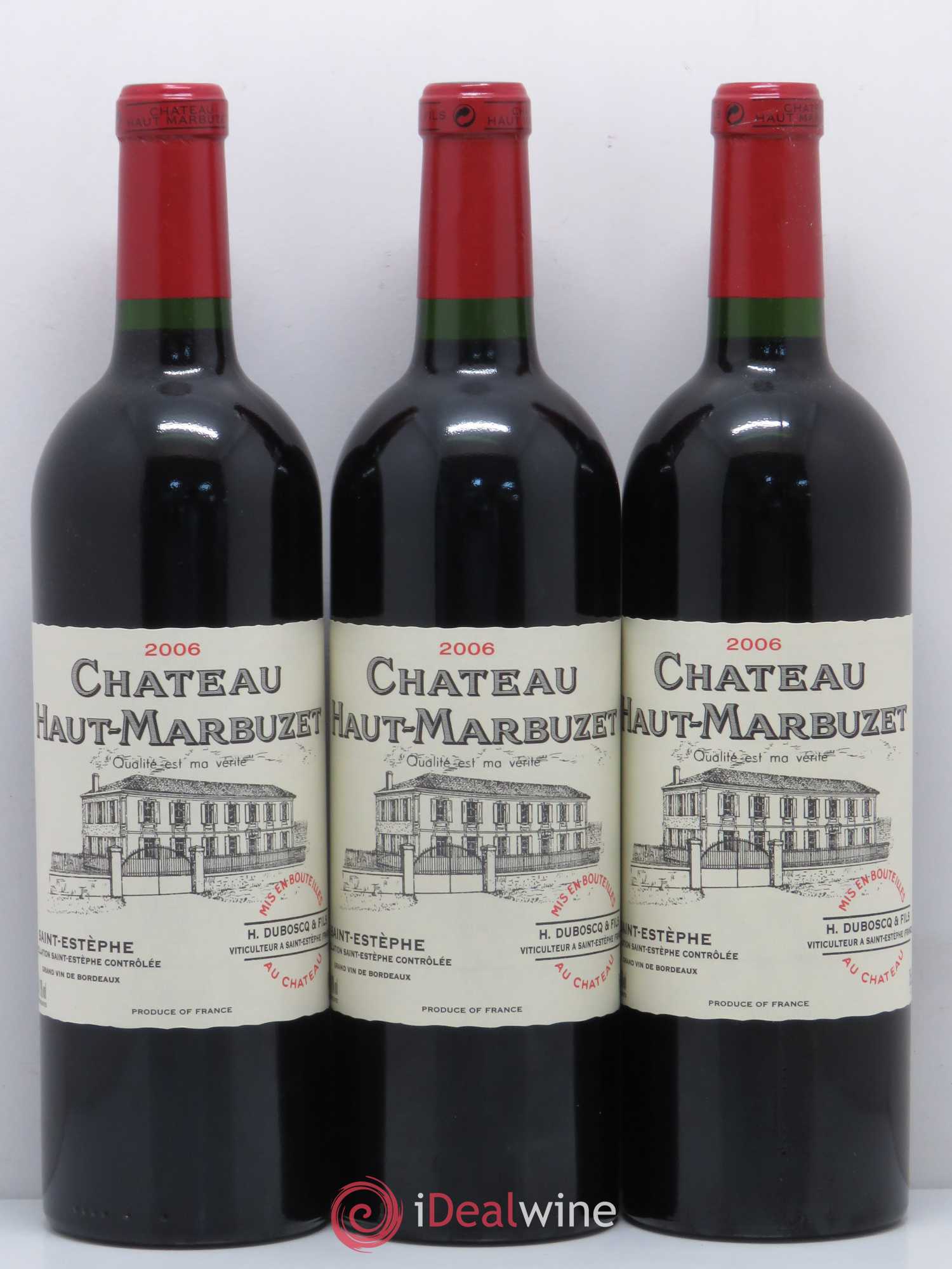 Château Haut Marbuzet 2006 - Lot de 12 bouteilles - 1