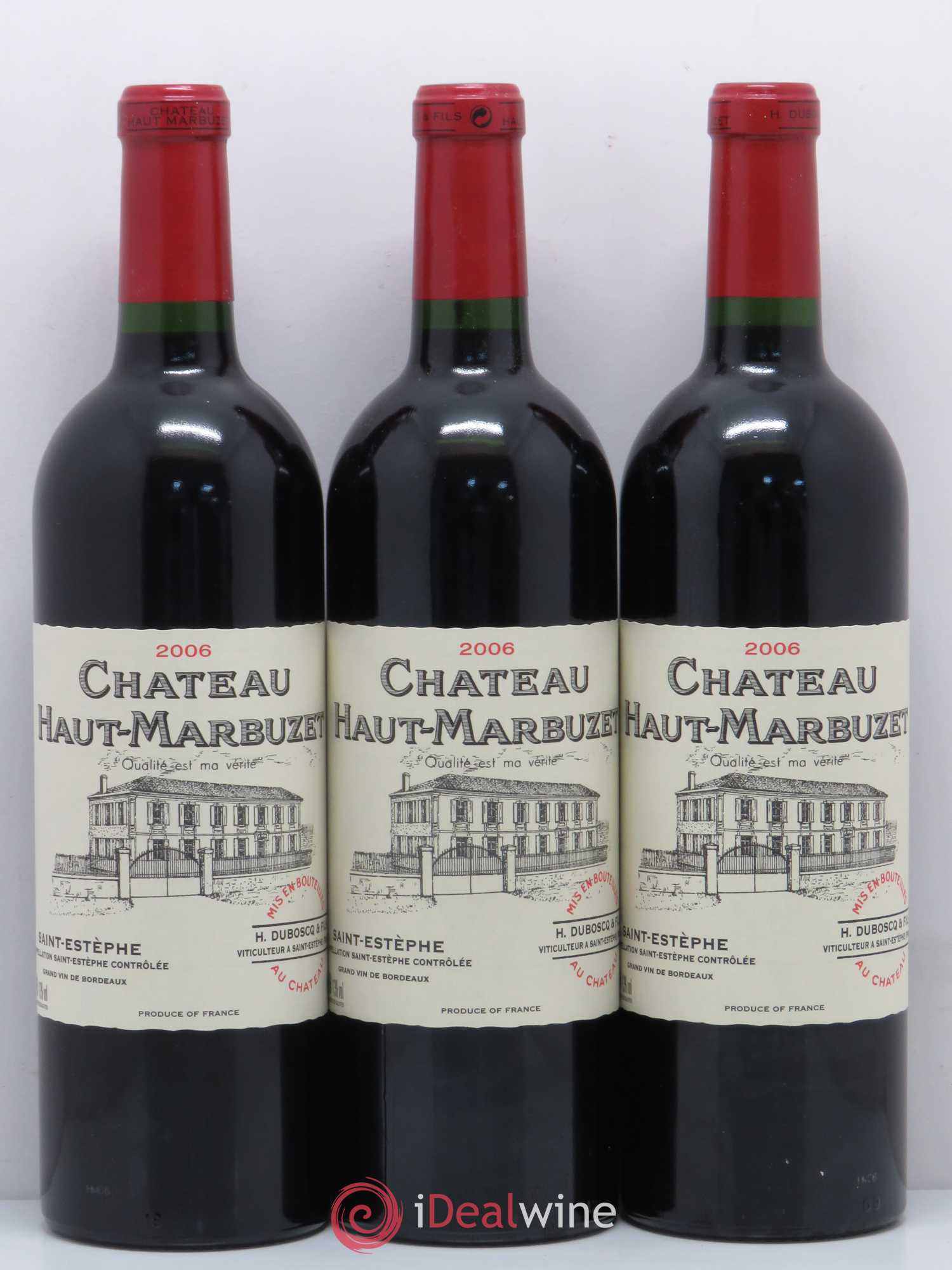 Château Haut Marbuzet 2006 - Lot de 12 bouteilles - 2