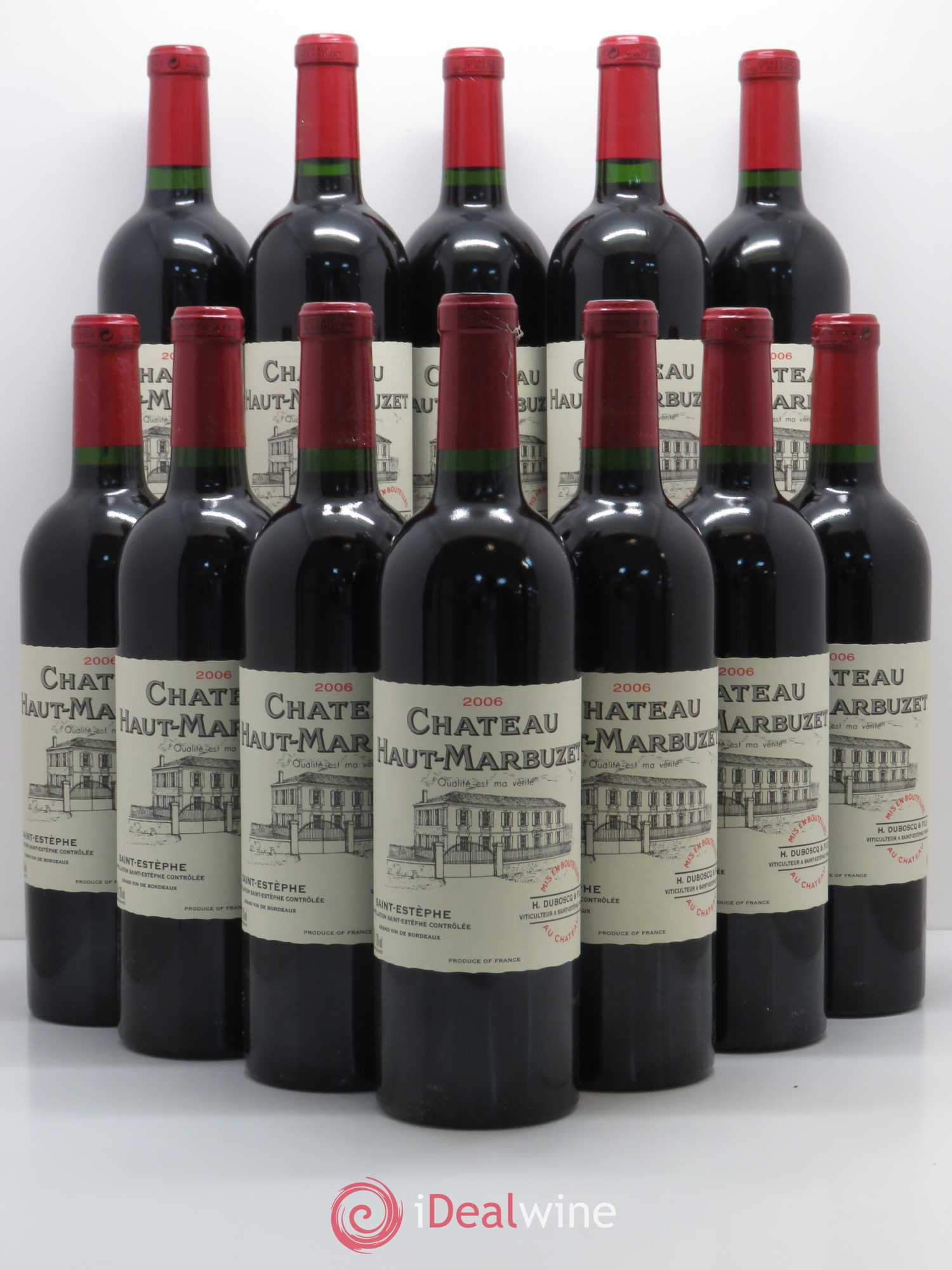 Château Haut Marbuzet 2006 - Lot de 12 bouteilles - 0