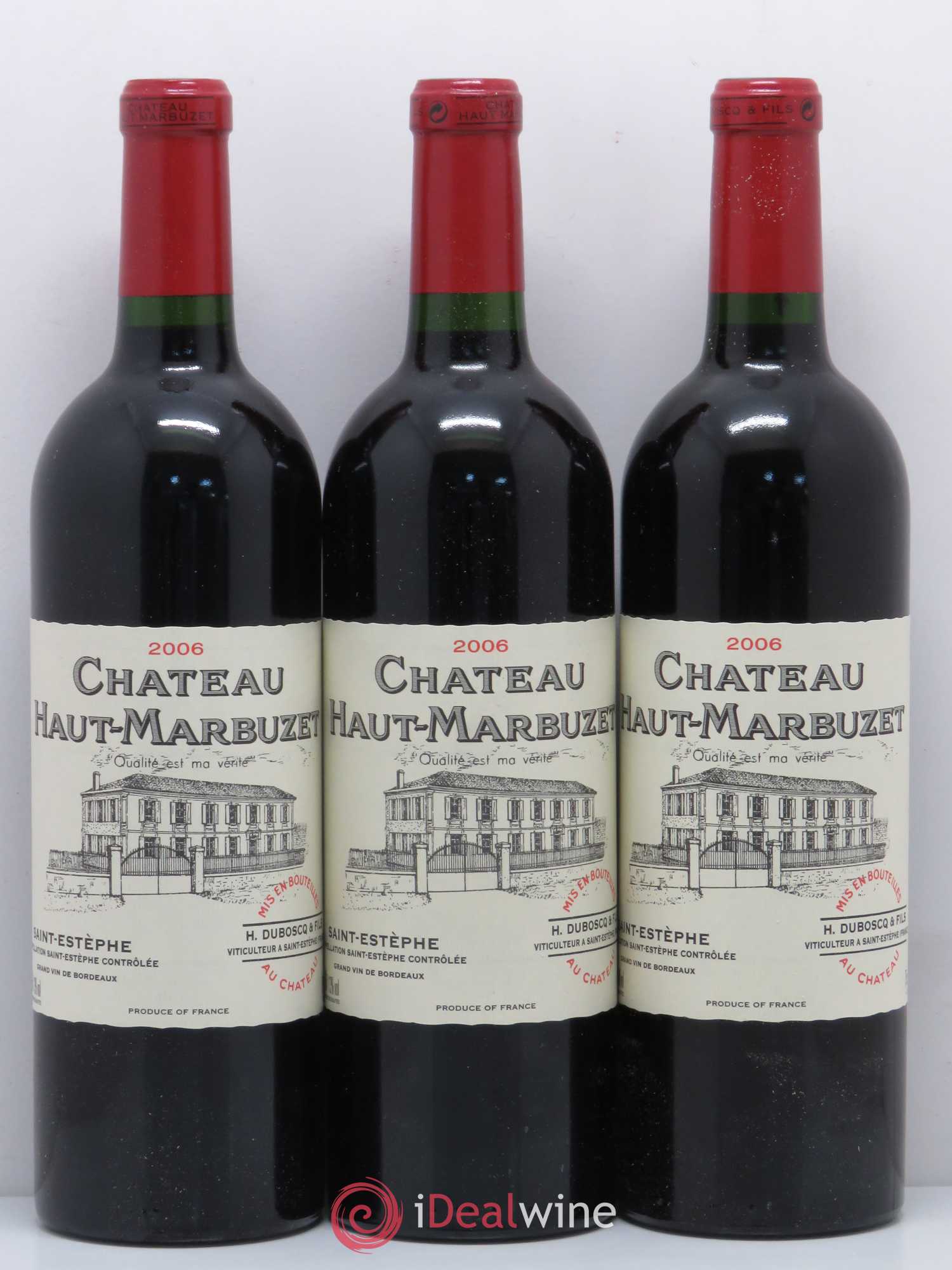 Château Haut Marbuzet 2006 - Lot de 12 bouteilles - 2