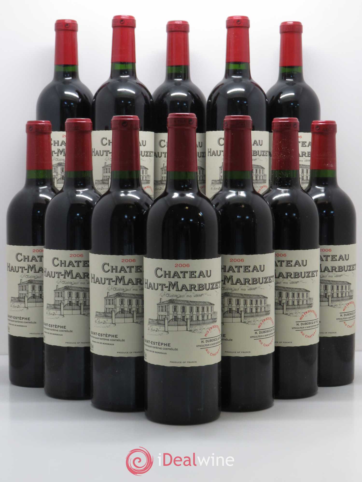 Château Haut Marbuzet 2006 - Lot de 12 bouteilles - 0