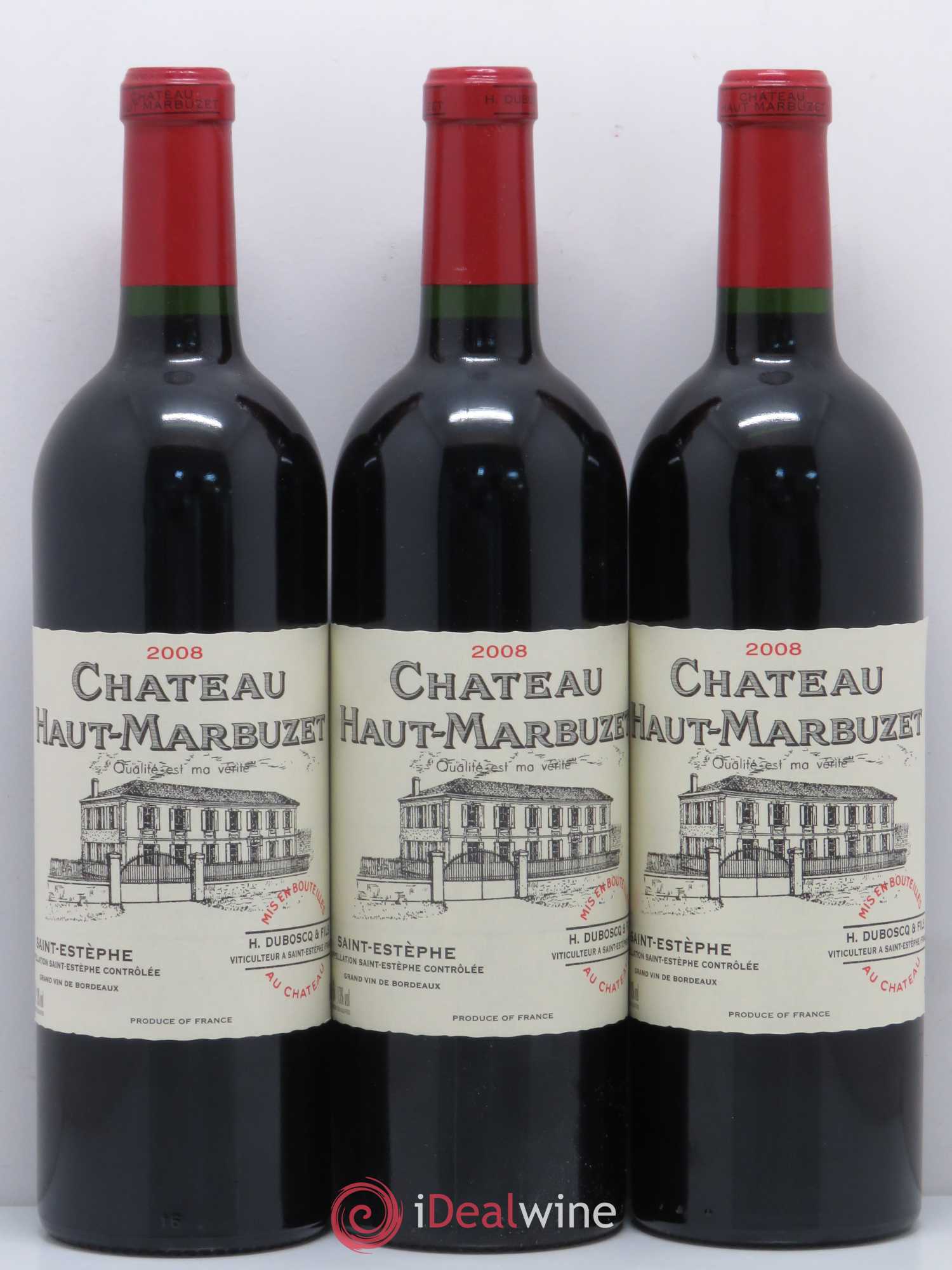 Château Haut Marbuzet 2008 - Lot de 12 bouteilles - 2