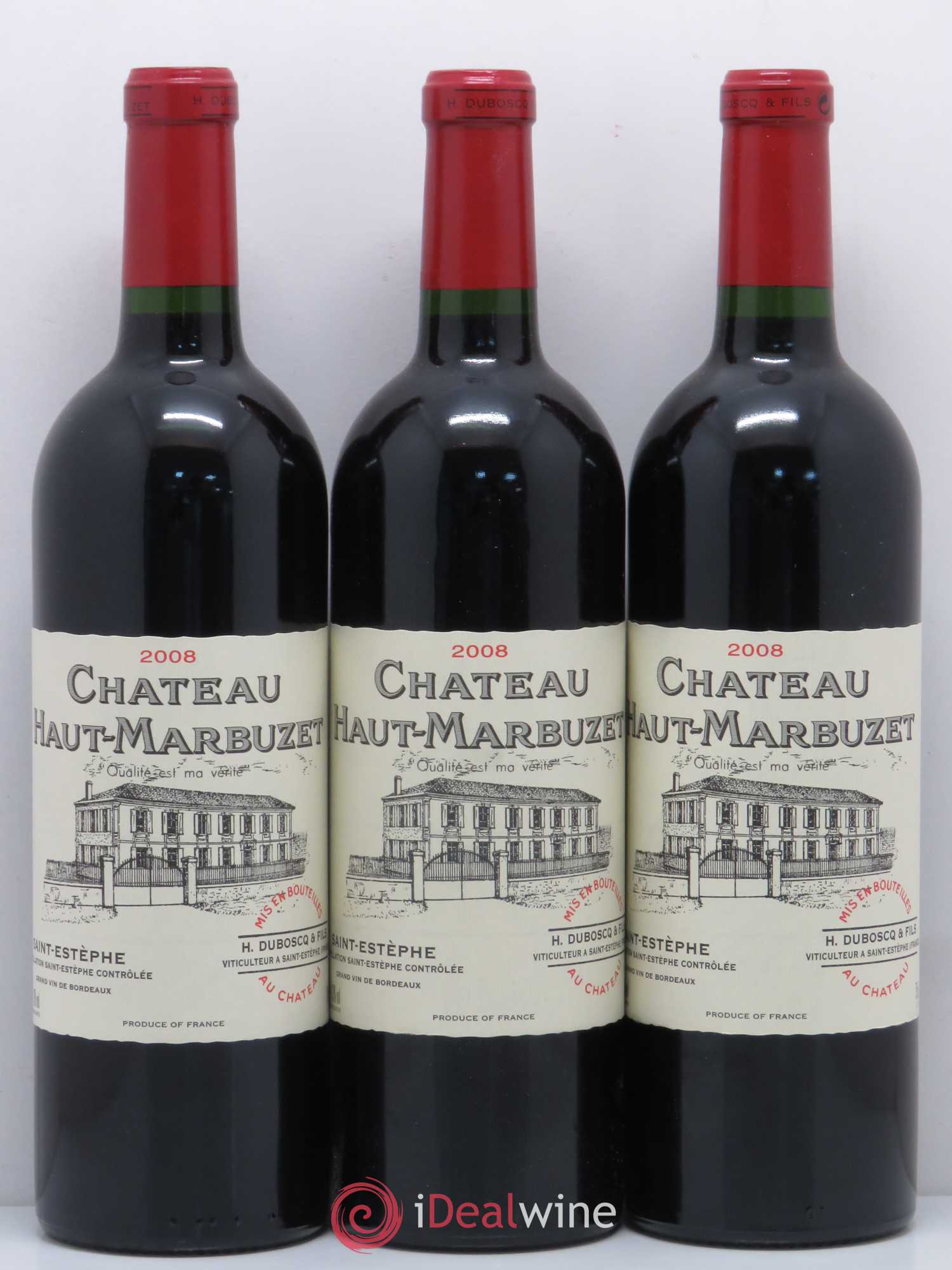 Château Haut Marbuzet 2008 - Lot de 12 bouteilles - 3