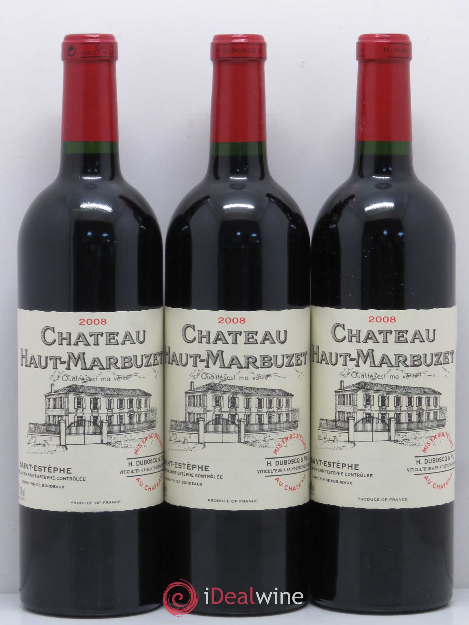 Château Haut Marbuzet 2008 - Lot de 12 bouteilles - 4