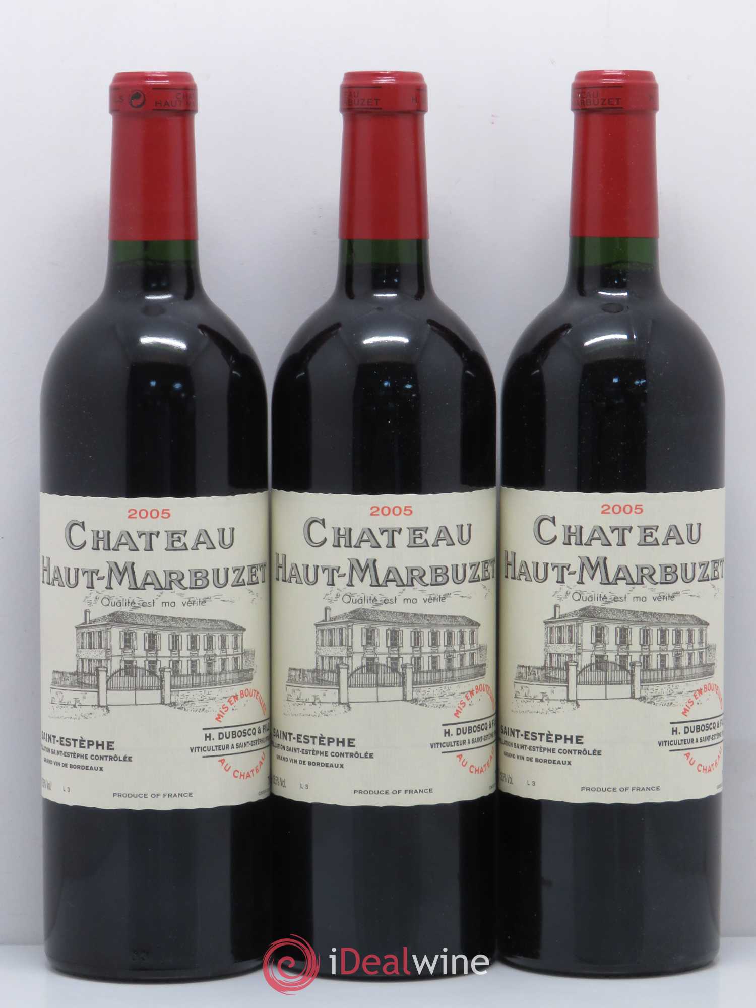 Château Haut Marbuzet 2005 - Lot de 12 bouteilles - 1