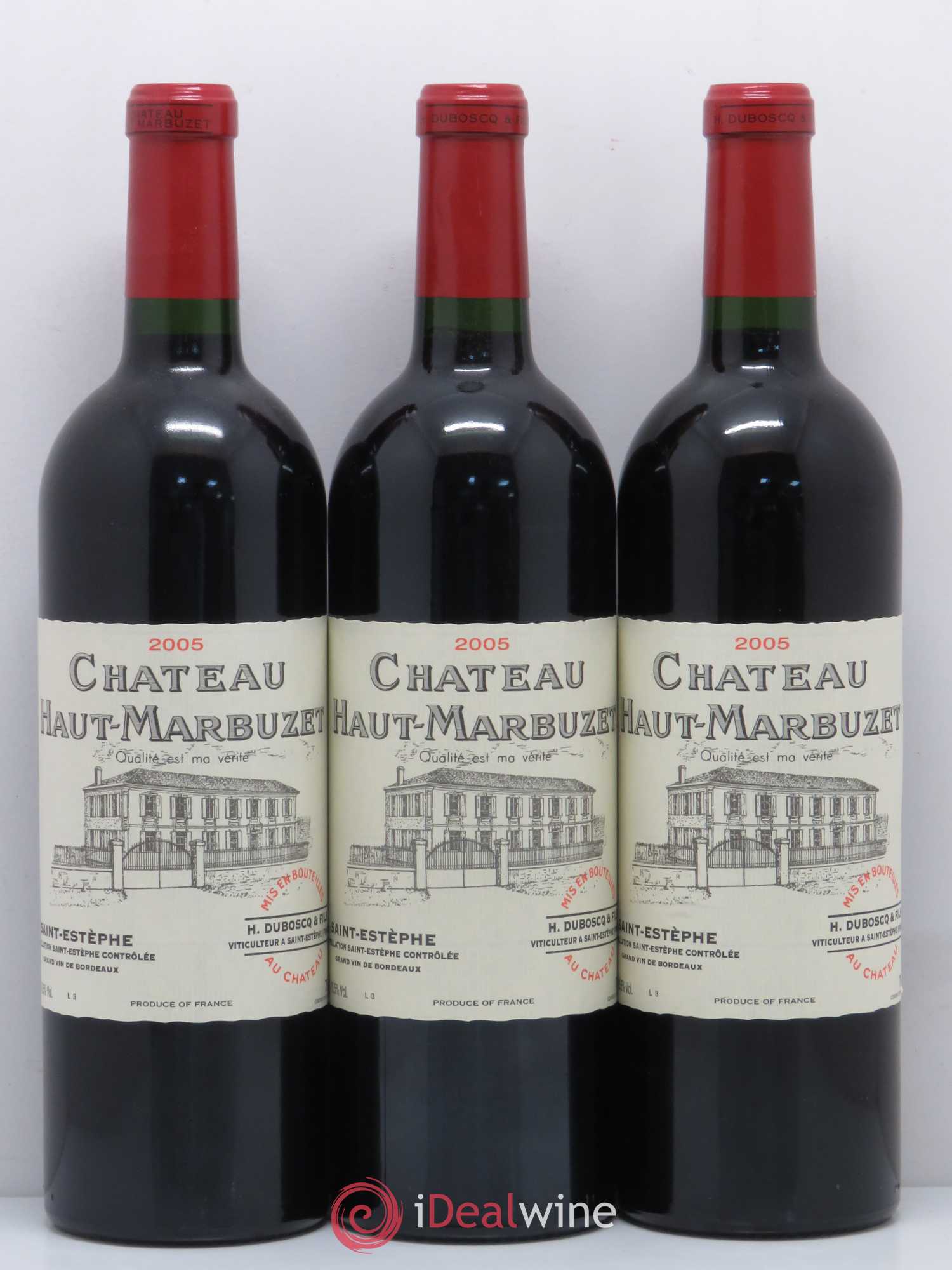 Château Haut Marbuzet 2005 - Lot de 12 bouteilles - 2
