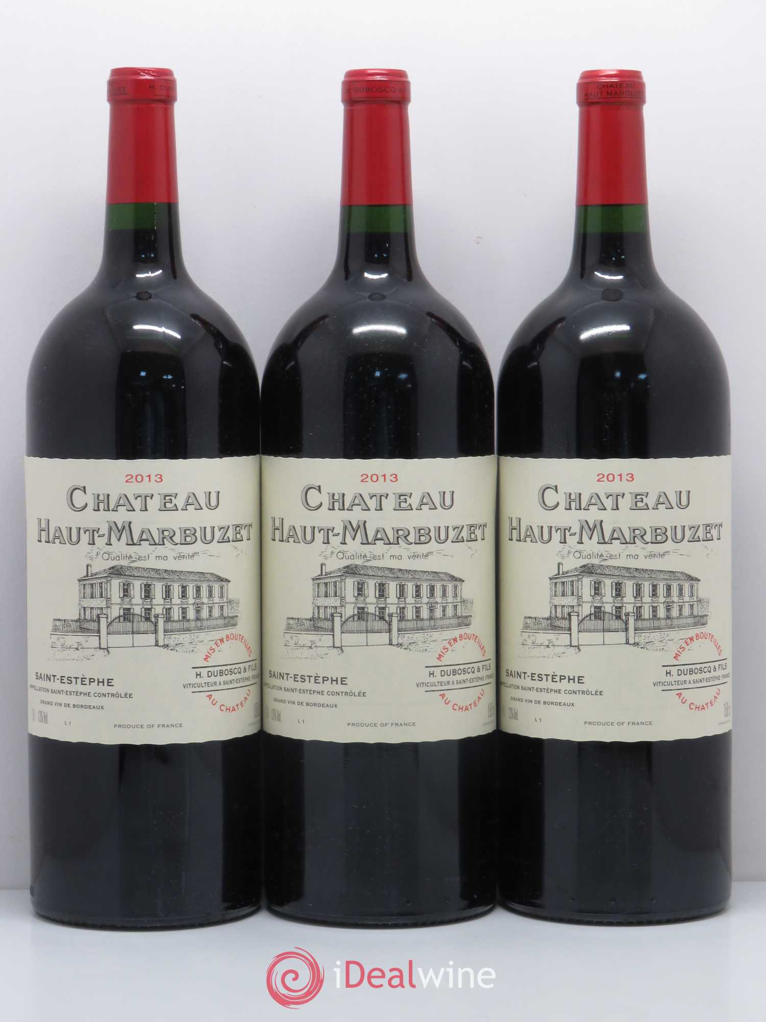 Château Haut Marbuzet 2013 - Lot de 6 magnums - 1