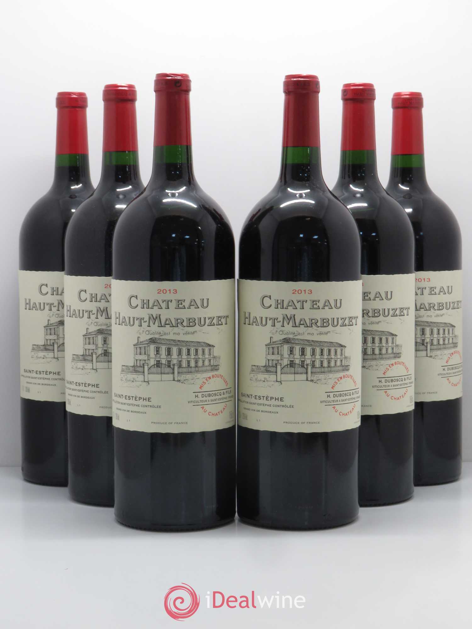 Château Haut Marbuzet 2013 - Lot de 6 magnums - 0