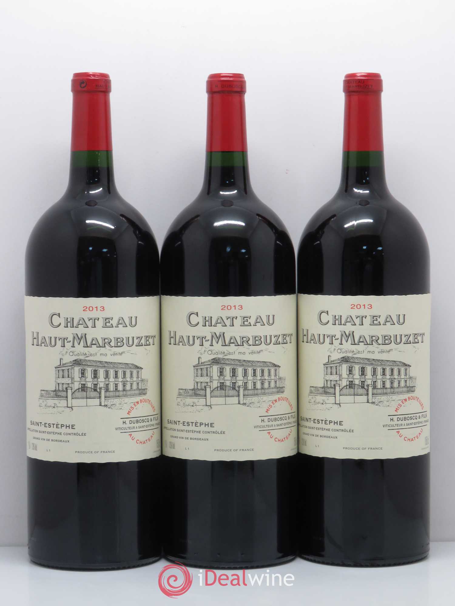 Château Haut Marbuzet 2013 - Lot de 6 magnums - 1
