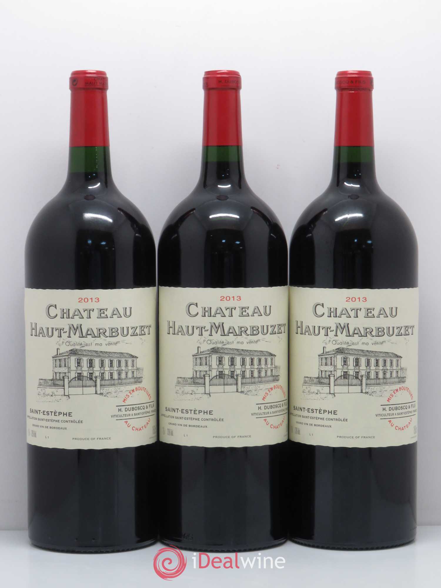 Château Haut Marbuzet 2013 - Lot de 6 magnums - 2