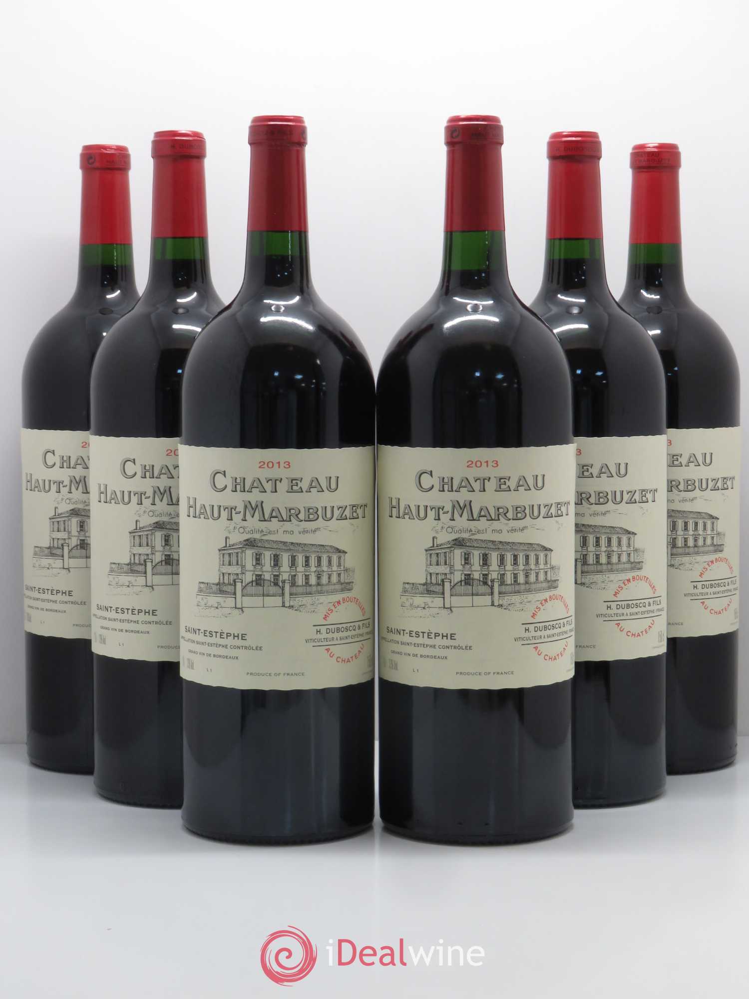 Château Haut Marbuzet 2013 - Lot de 6 magnums - 0