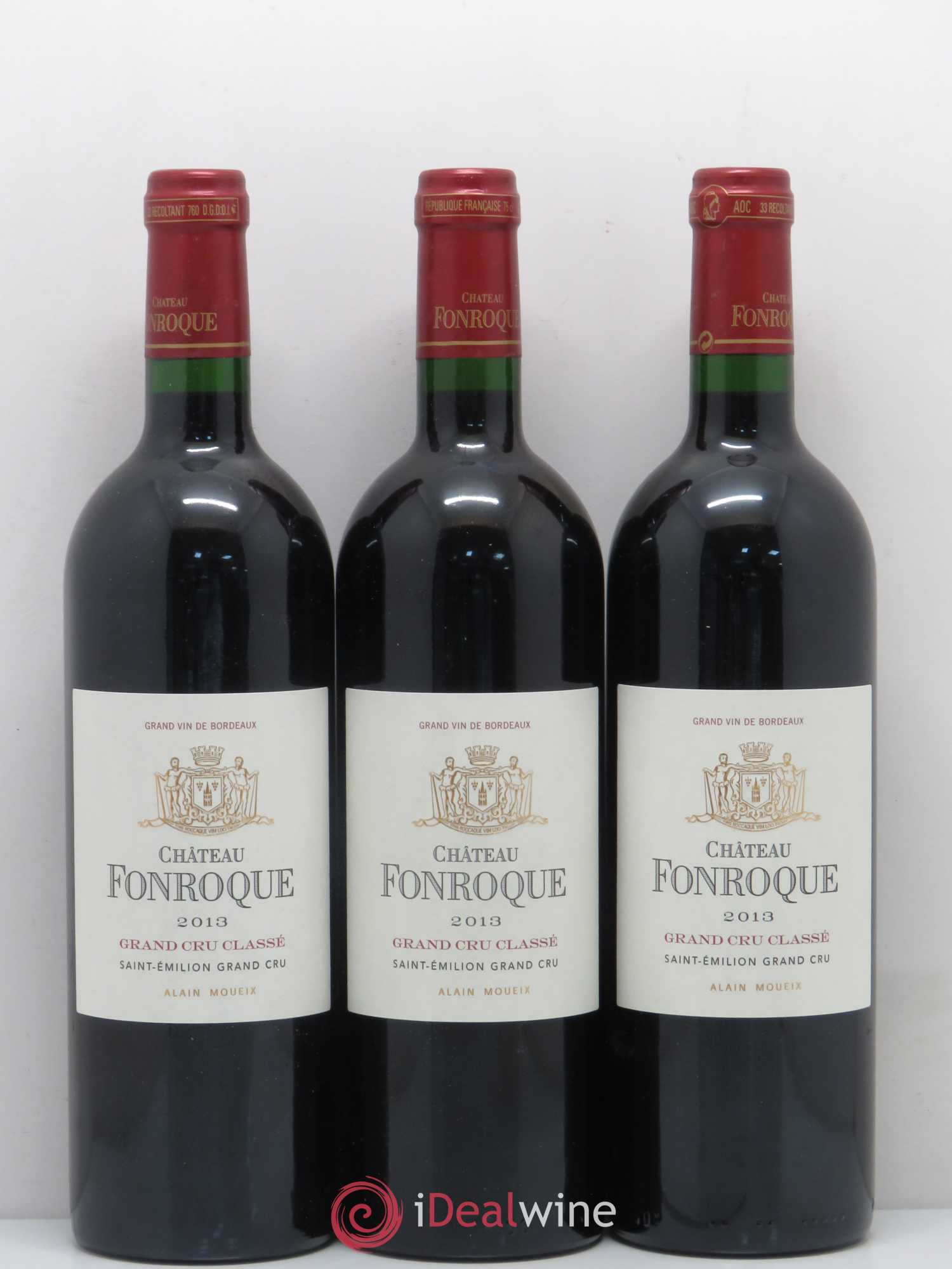 Château Fonroque Grand Cru Classé 2013 - Lot de 12 bouteilles - 1