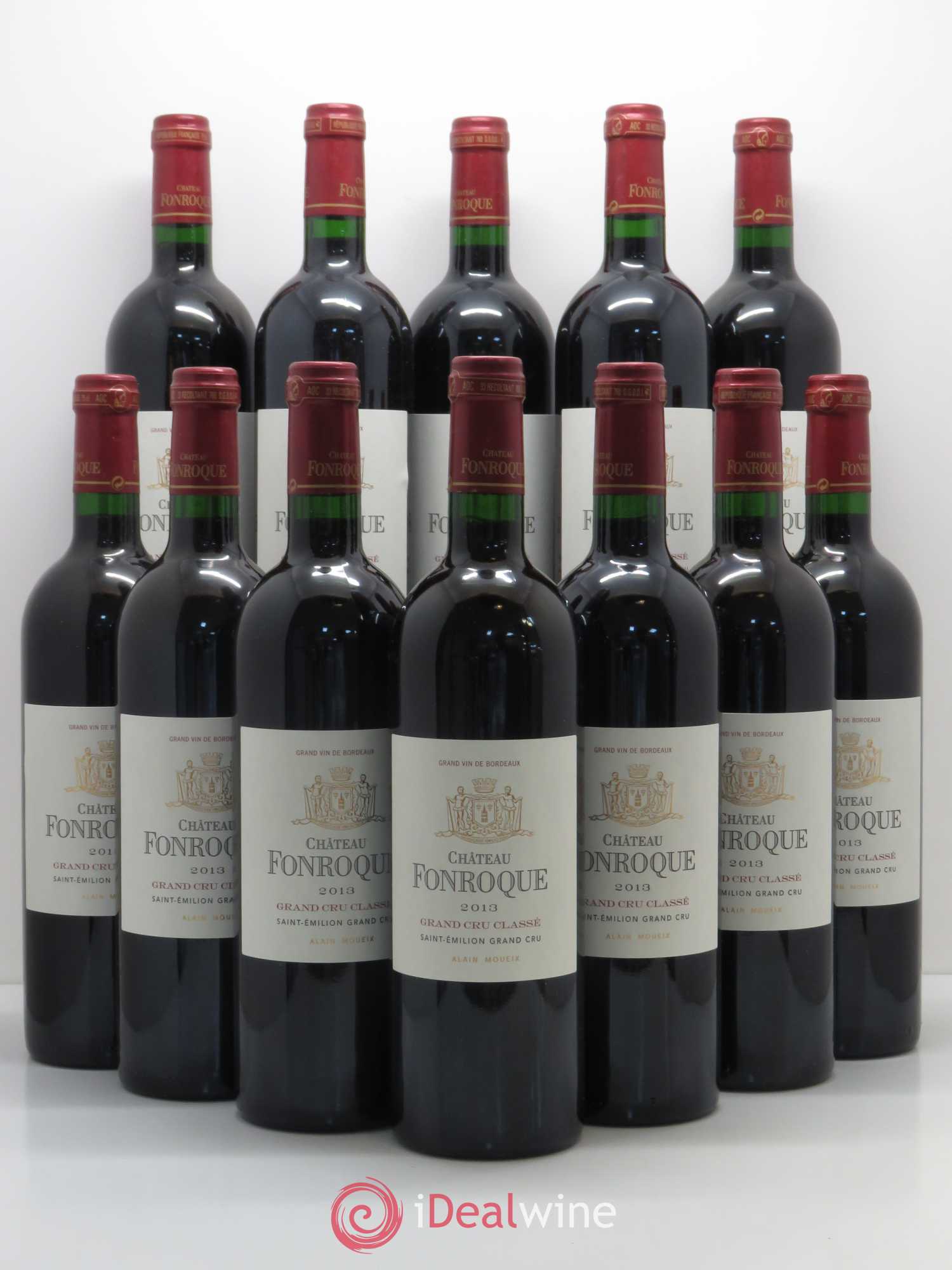 Château Fonroque Grand Cru Classé 2013 - Lot de 12 bouteilles - 0