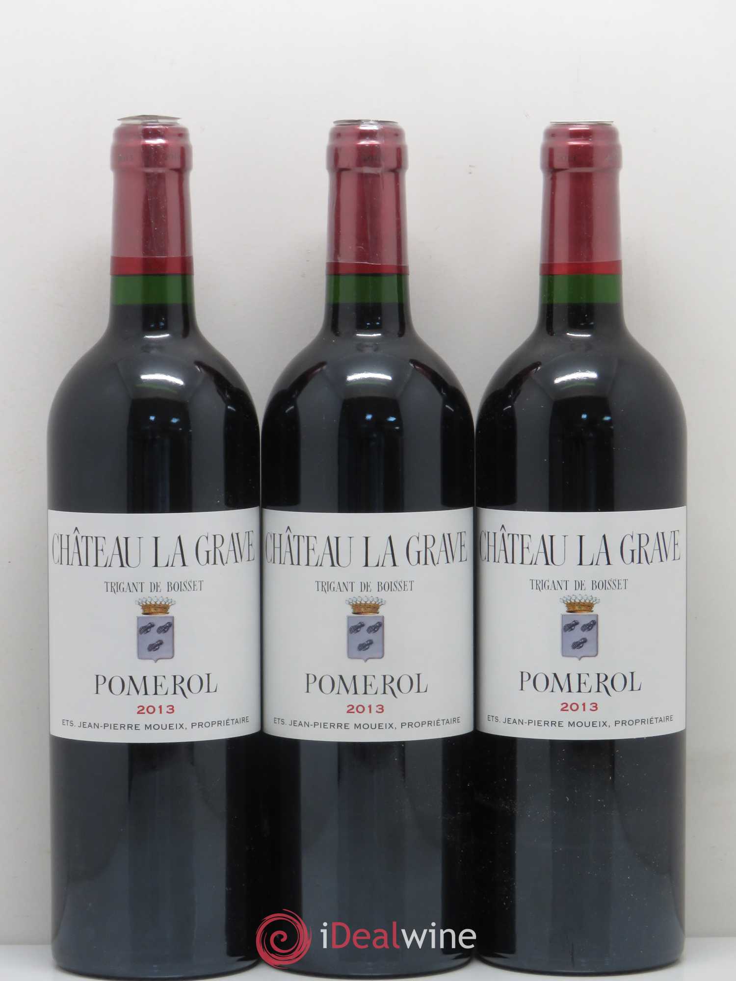 Château La Grave à Pomerol (Trigant de Boisset) 2013 - Lot de 12 bouteilles - 2