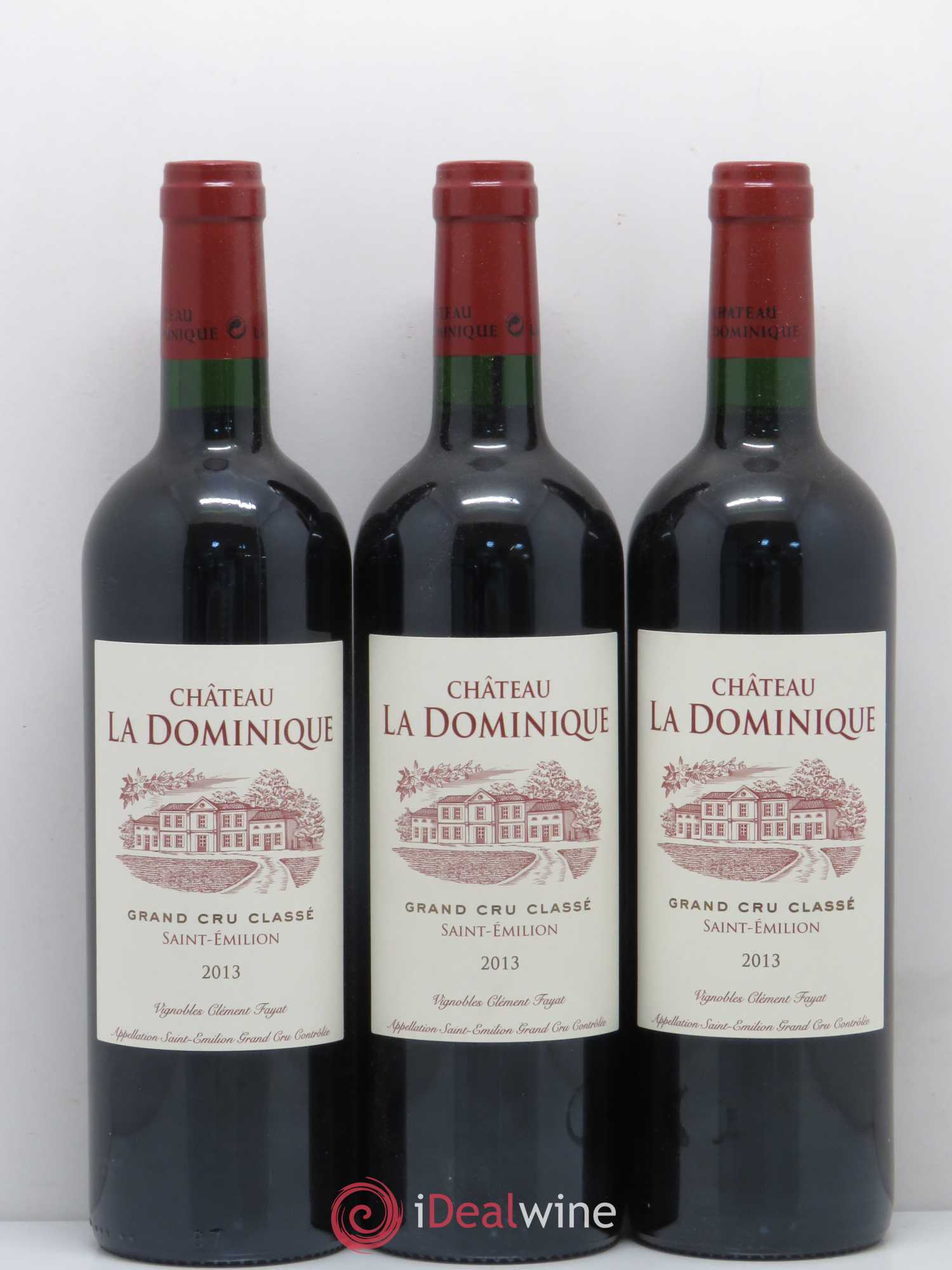 Château la Dominique Grand Cru Classé 2013 - Lot de 12 bouteilles - 1
