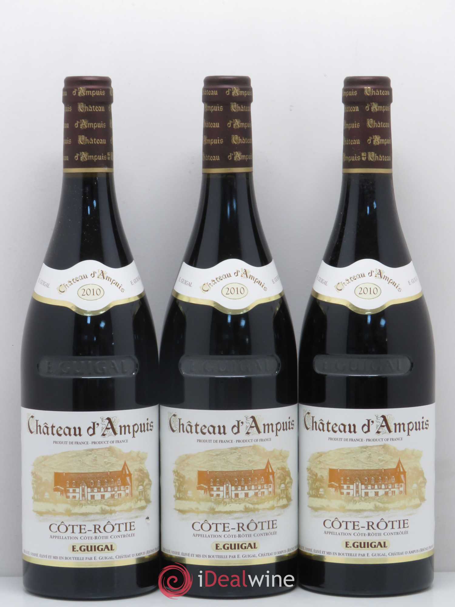 Côte-Rôtie Château d'Ampuis Guigal 2010 - Lot de 12 bouteilles - 1