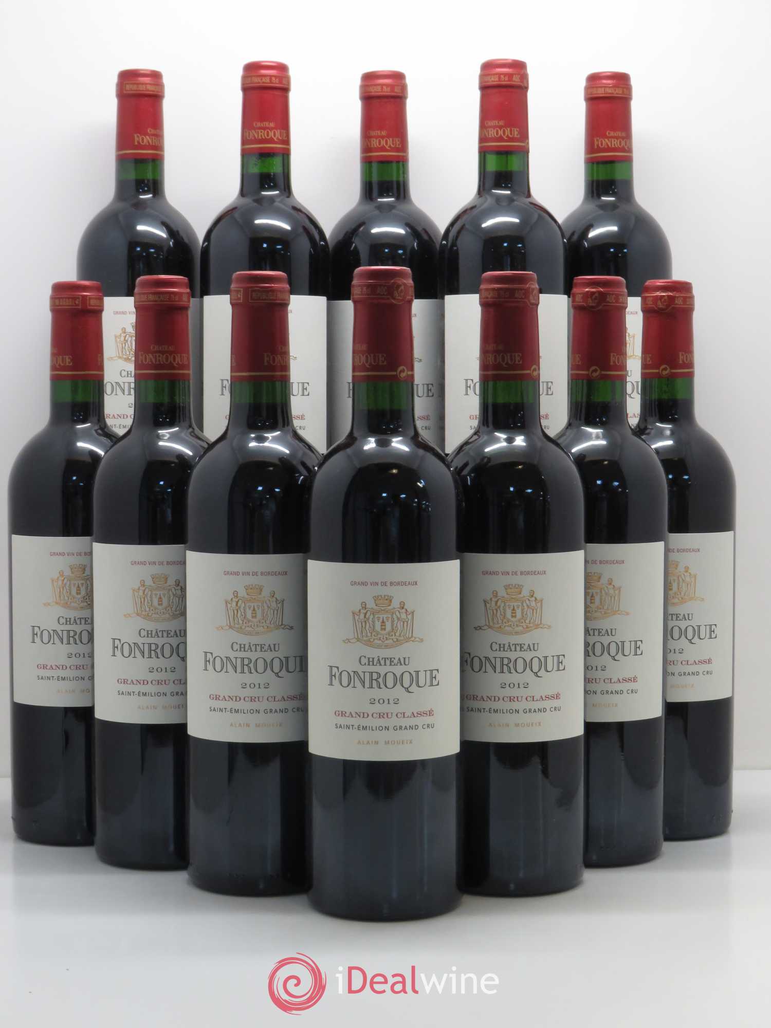 Château Fonroque Grand Cru Classé 2012 - Lot de 12 bouteilles - 0